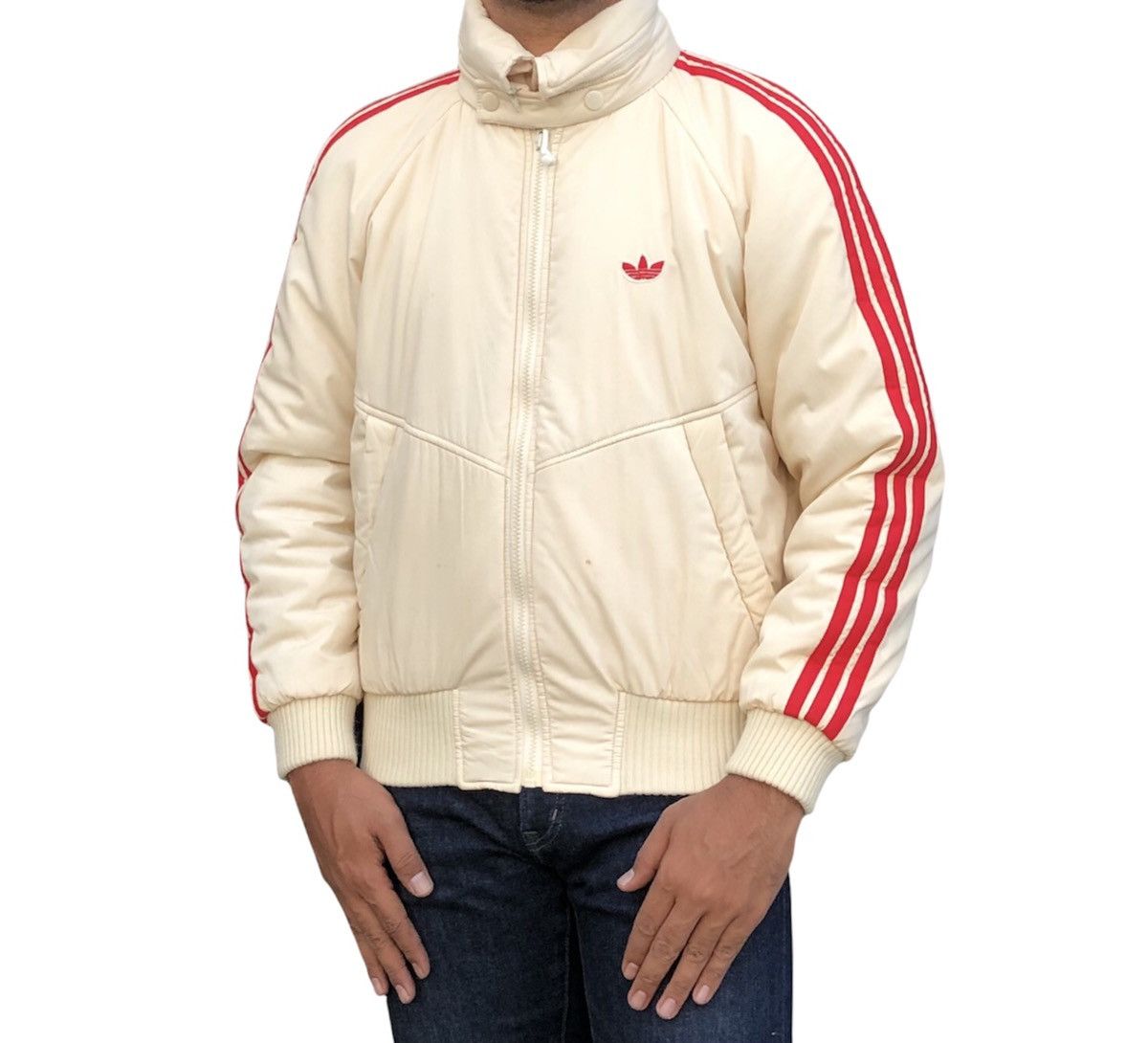 Adidas Vintage Adidas 3 Streifen Grosse Puffer Jacket Size US M / EU 48-50 / 2 - 4 Thumbnail