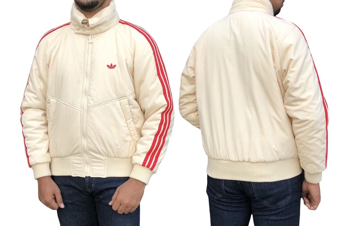 Adidas Vintage Adidas 3 Streifen Grosse Puffer Jacket Size US M / EU 48-50 / 2 - 2 Thumbnail