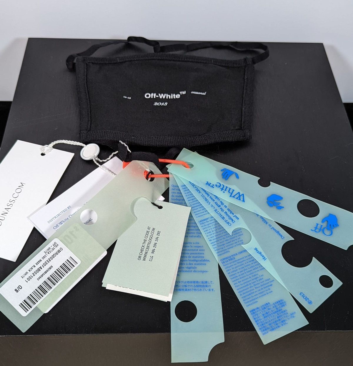 Off-White OFF-WHITE Logo Face Mask Size ONE SIZE - 5 Thumbnail