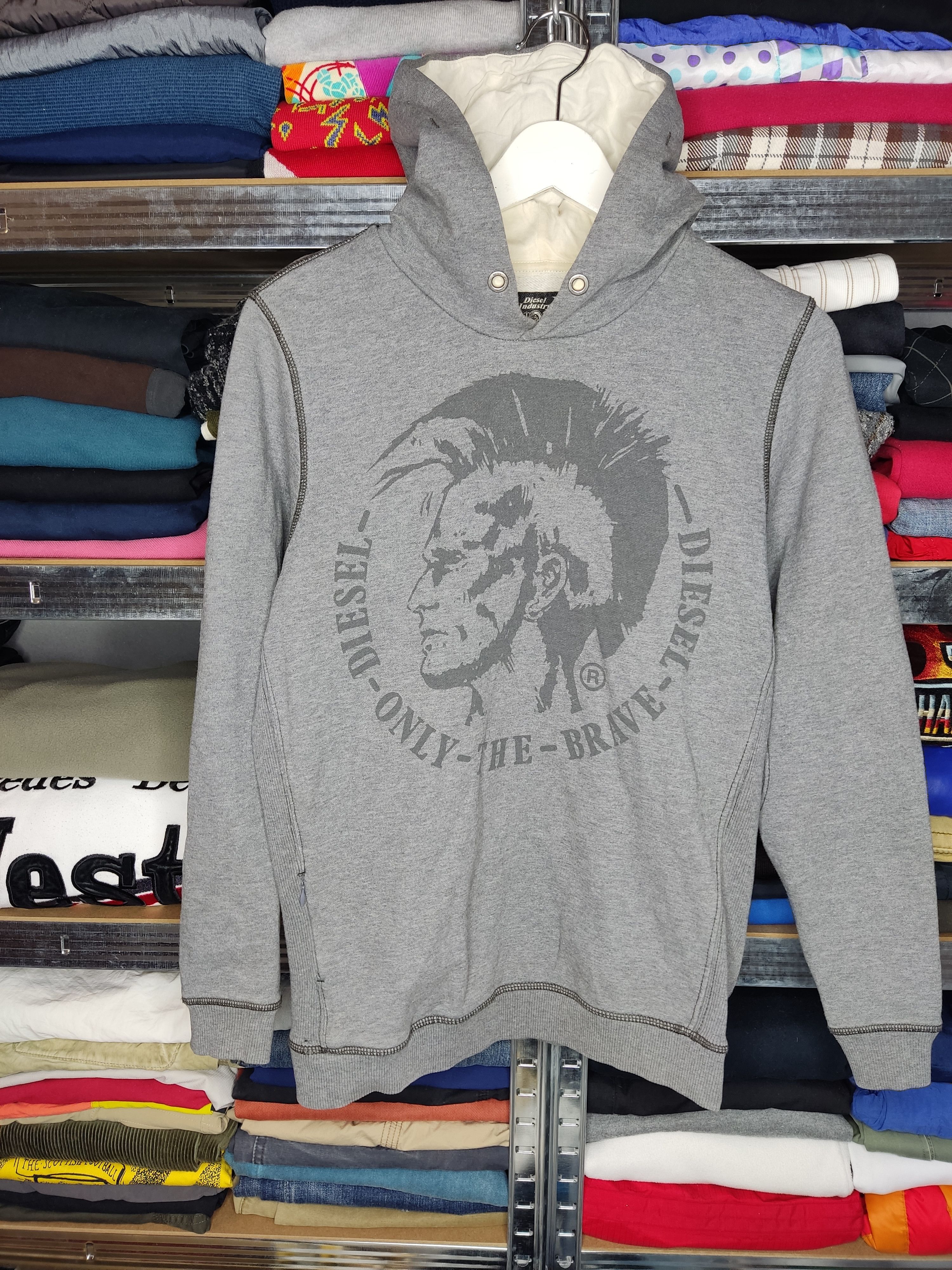 DIESEL 2000's wool hoody