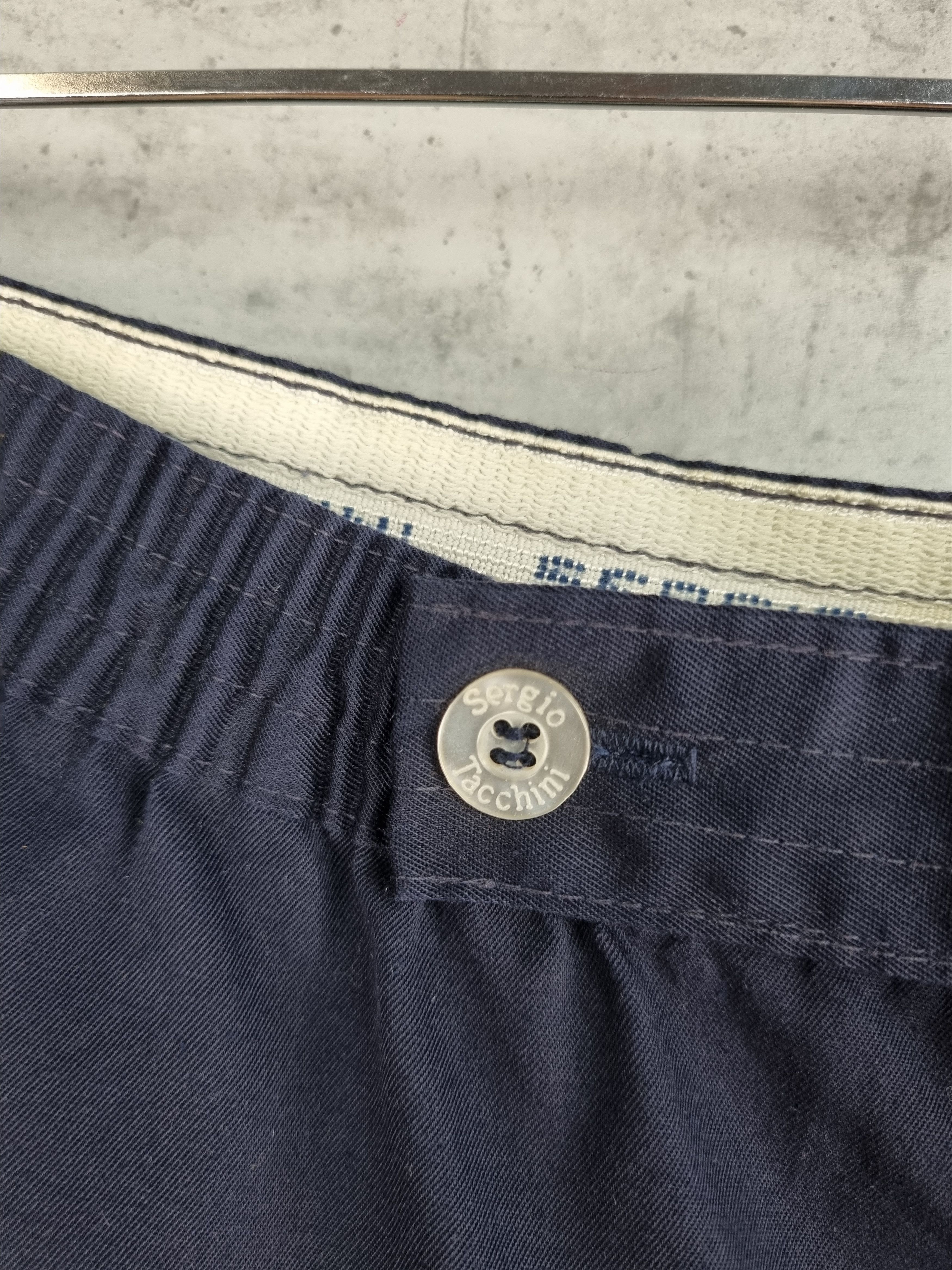 Golf Wang × Sergio Tacchini × Vintage Rare Navy Sergio Tacchini Tenis Shorts Size US 34 / EU 50 - 6 Thumbnail