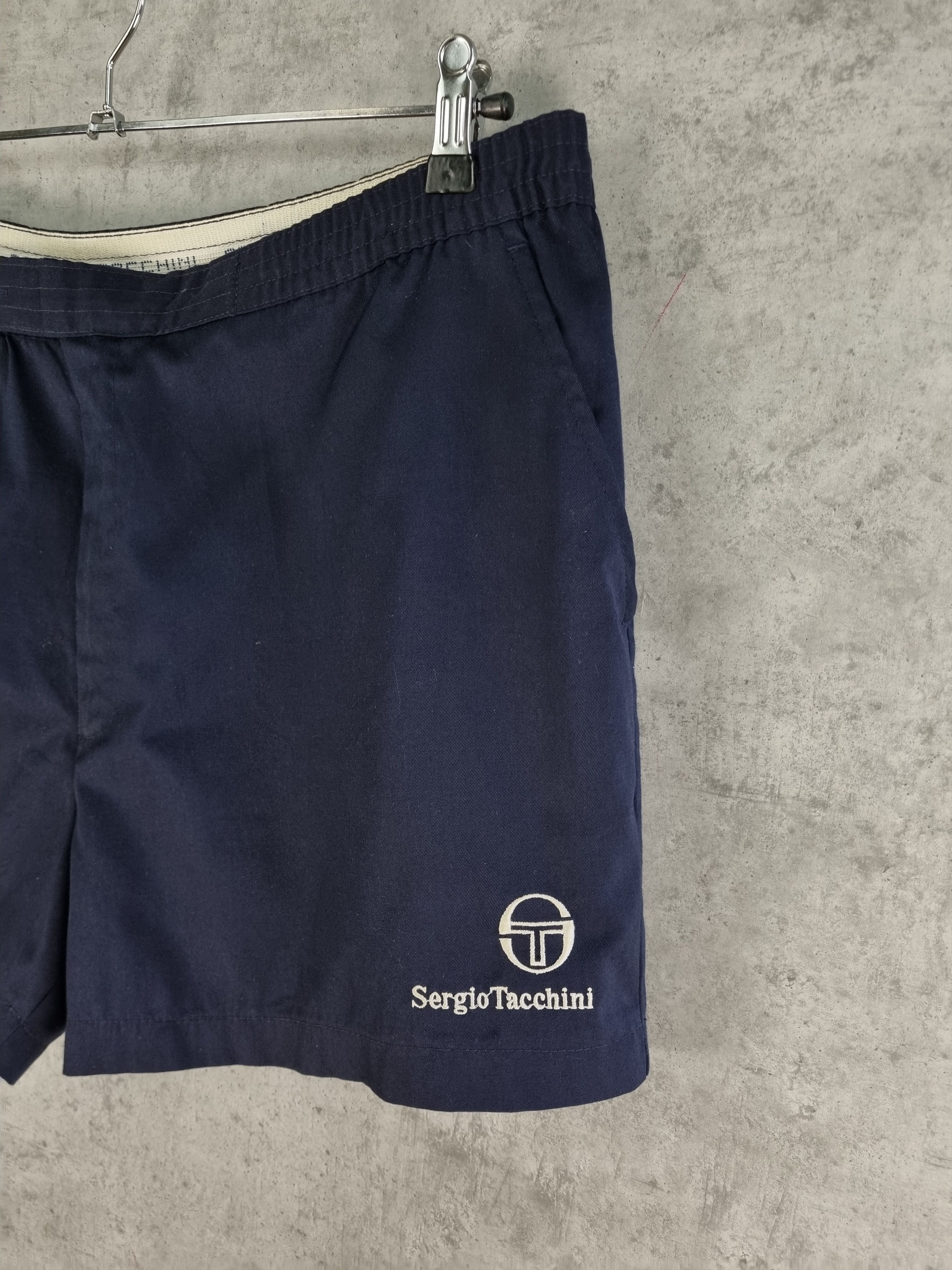 Golf Wang × Sergio Tacchini × Vintage Rare Navy Sergio Tacchini Tenis Shorts Size US 34 / EU 50 - 5 Thumbnail