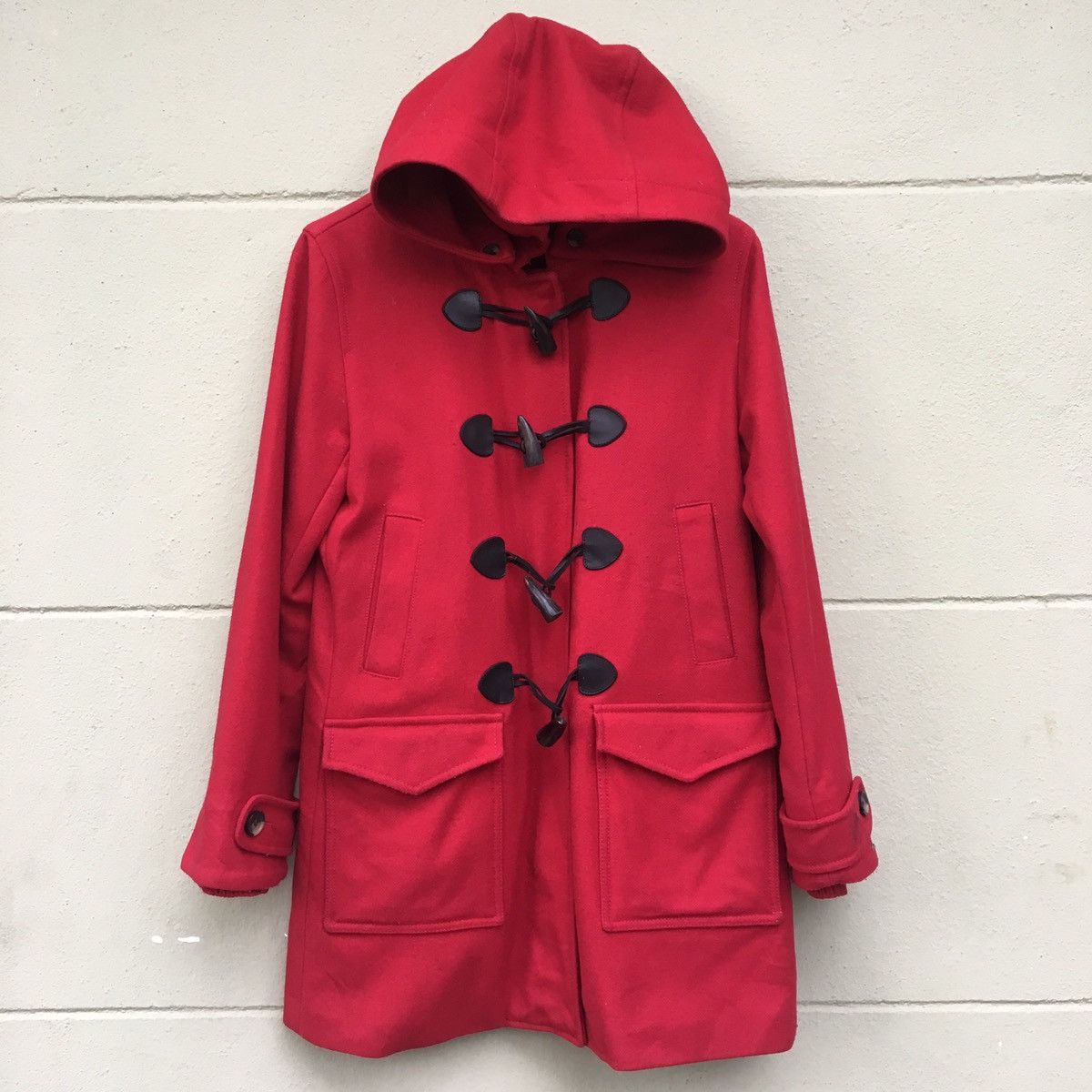 Tommy Hilfiger Tommy Hilfiger Wool Duffel Coat Size US M / EU 48-50 / 2 - 2 Thumbnail