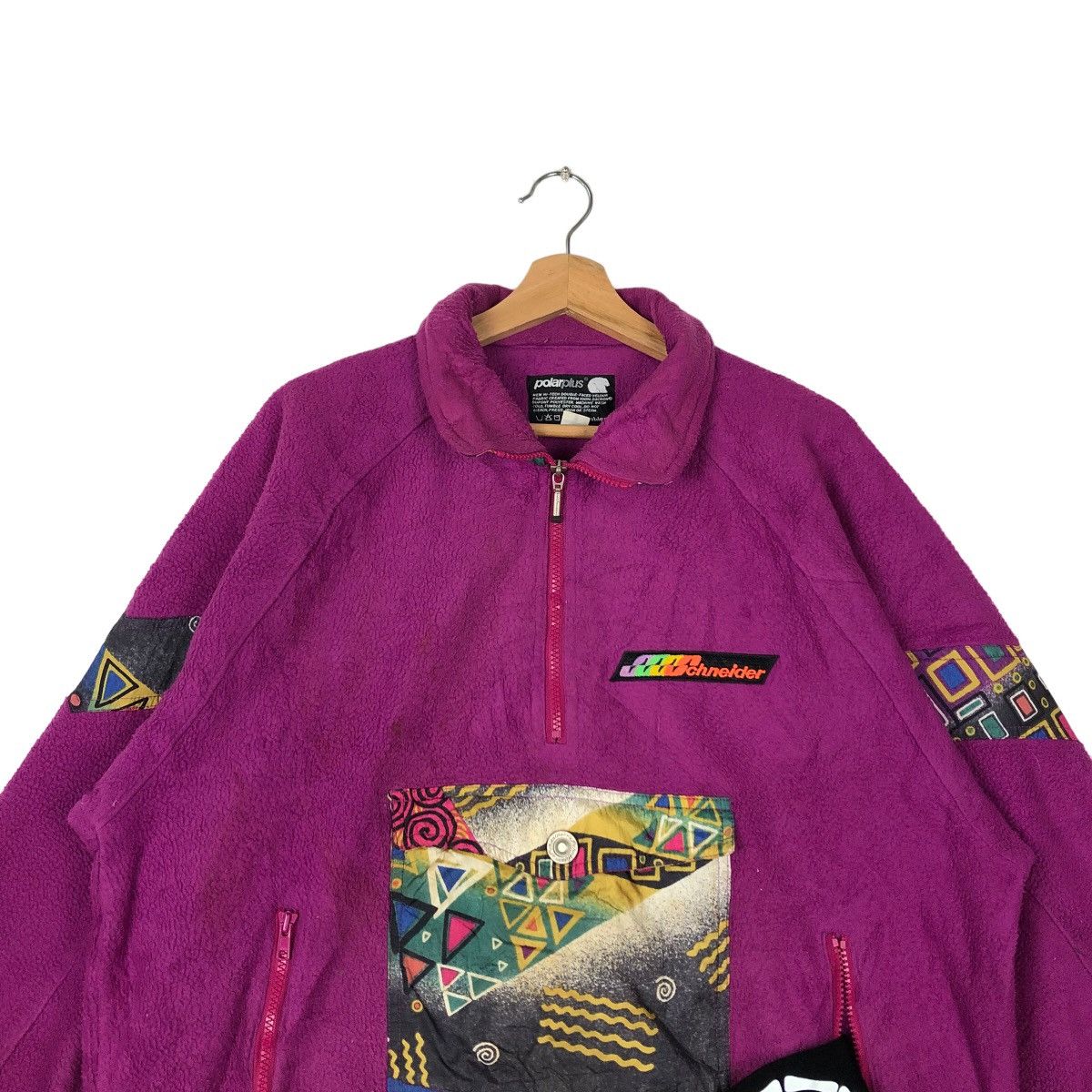 Japanese Brand VINTAGE POLARPLUS FLEECE SWEATSHIRT BIG LOGO Size US M / EU 48-50 / 2 - 2 Thumbnail
