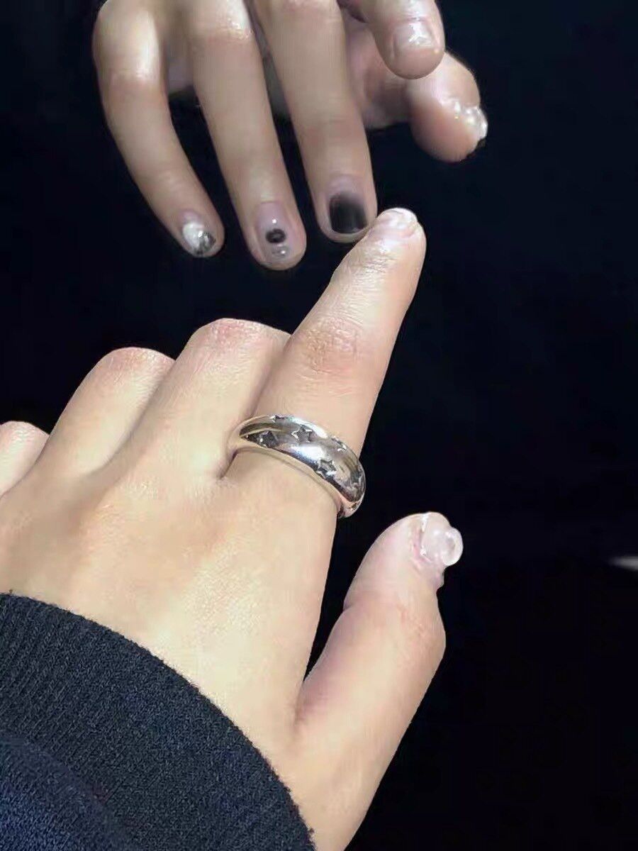 Handmade Vintage Star Opening Rings Size ONE SIZE - 3 Thumbnail