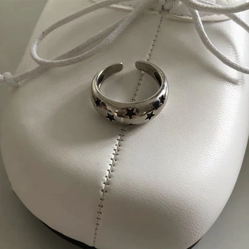 Handmade Vintage Star Opening Rings Size ONE SIZE - 2 Thumbnail