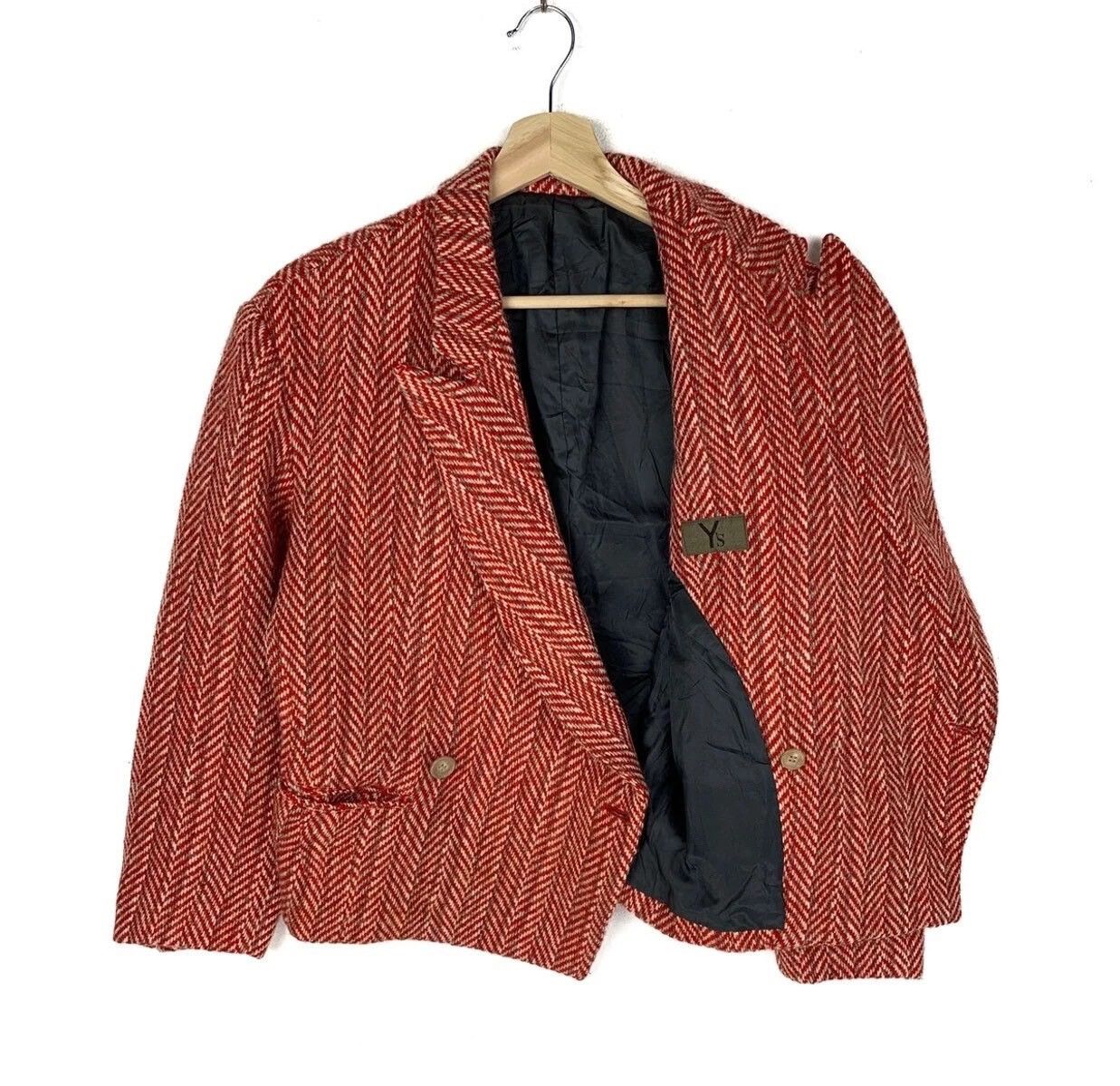Y's Yohji Yamamoto Wool Knit Coat Jacket
