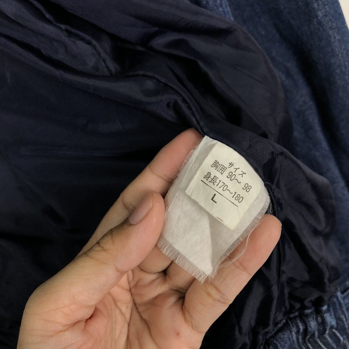 Japanese Brand VINTAGE BOMBER DENIM JACKET BIG LOGO KAPITALIST ISSEY MIYAKE Size US L / EU 52-54 / 3 - 13 Thumbnail