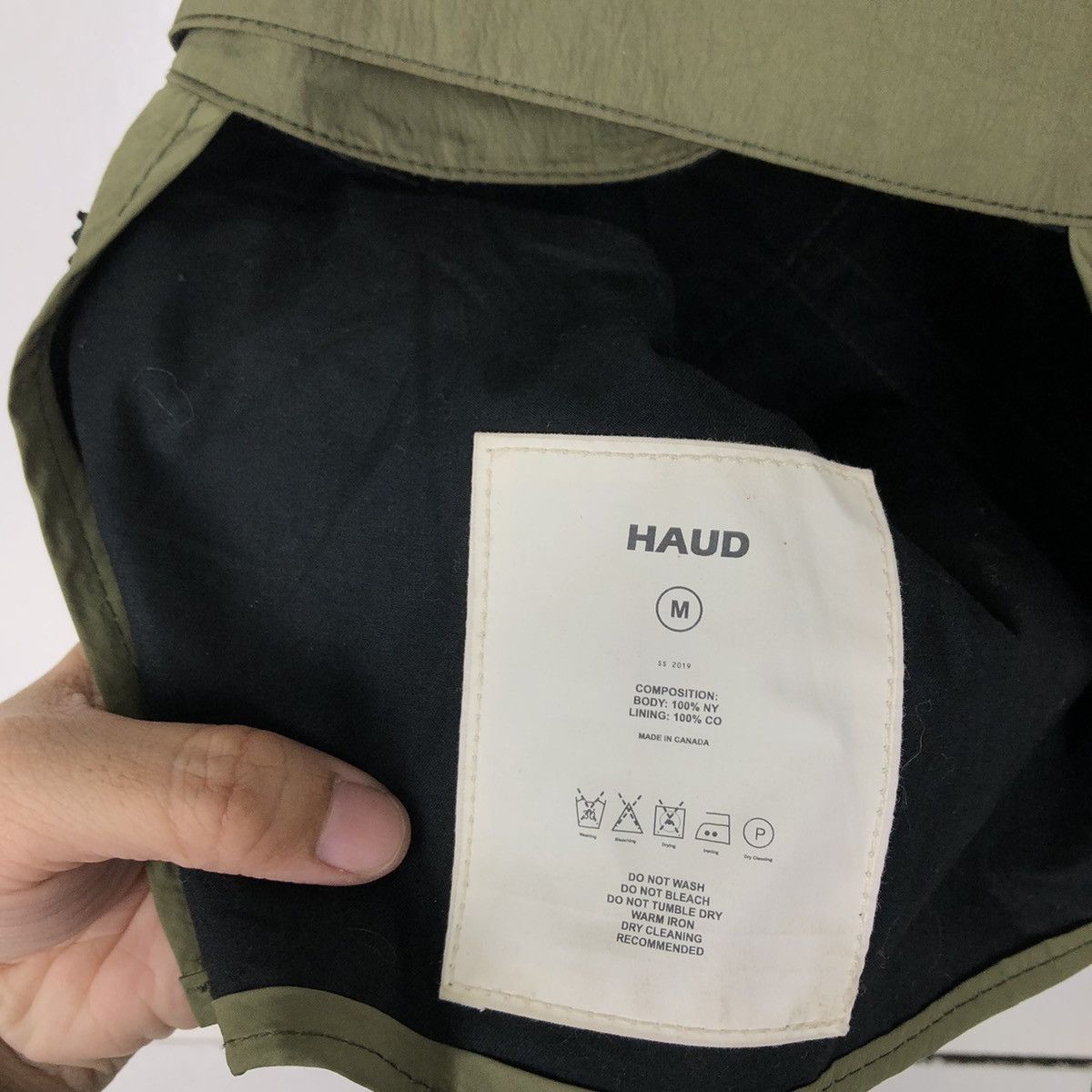 Japanese Brand VERY RARE PARACHUTE BONDAGE DESIGN HAUD CANADA MADE Size US M / EU 48-50 / 2 - 8 Thumbnail