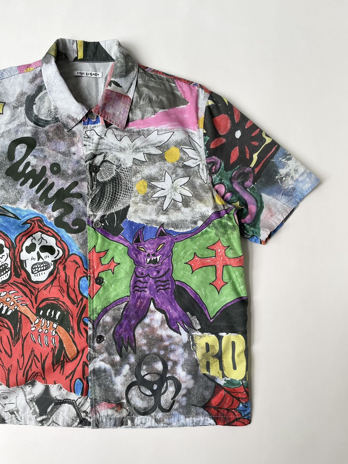 Our Legacy ‘Skeleton’ Print Box Shirt Size US S / EU 44-46 / 1 - 5 Thumbnail
