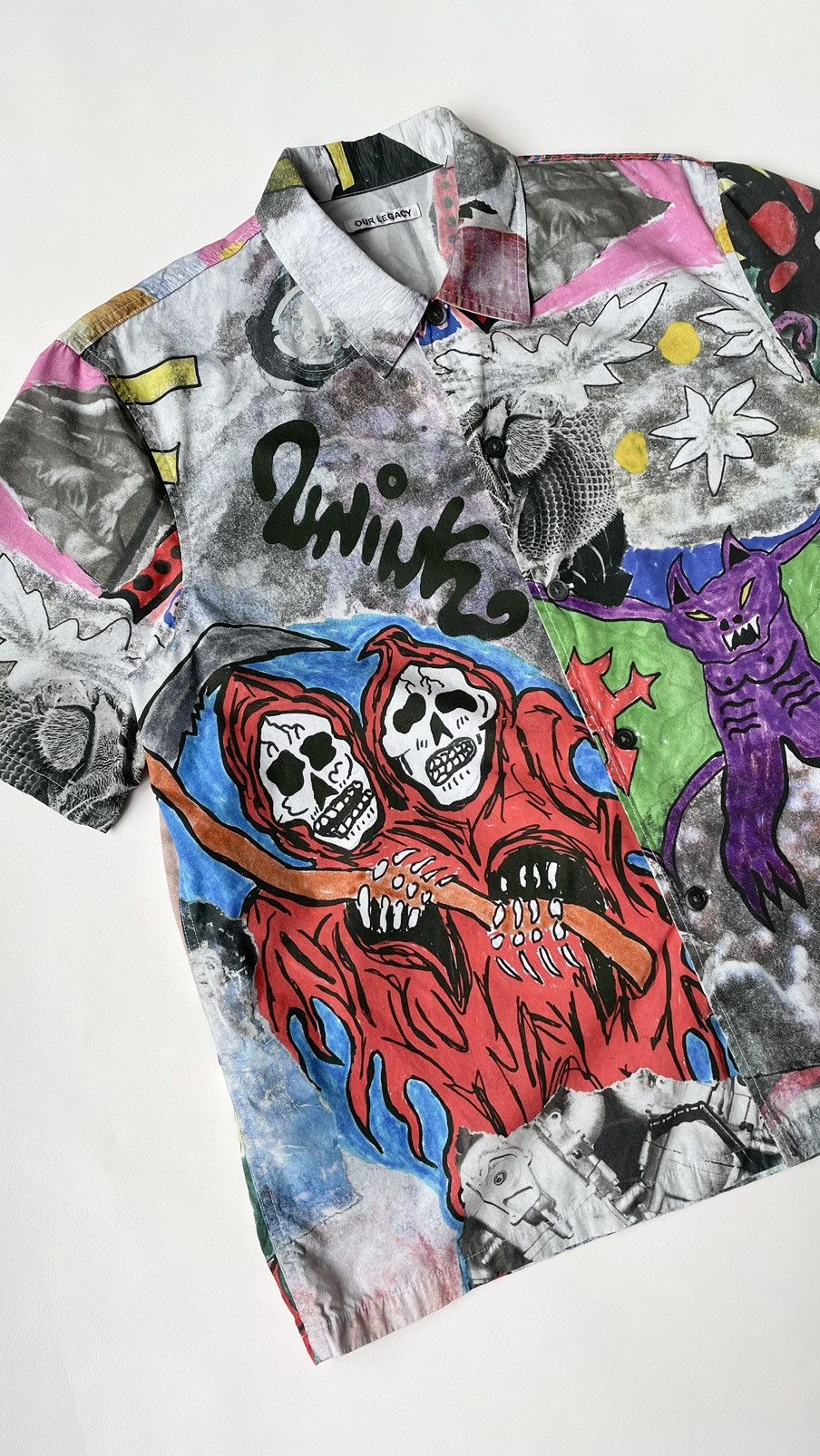 Our Legacy ‘Skeleton’ Print Box Shirt Size US S / EU 44-46 / 1 - 4 Thumbnail