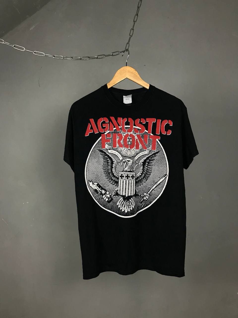 Band Tees Agnostic Front NY Hardcore vintage rock band tee Size US M / EU 48-50 / 2 - 1 Thumbnail