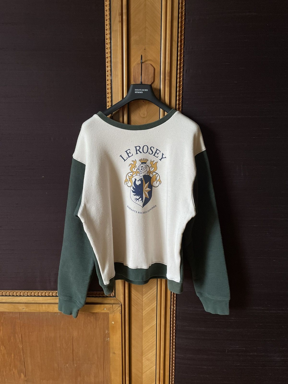 Pre-owned Enfants Riches Deprimes Le Rosey Contrast Sweater In White