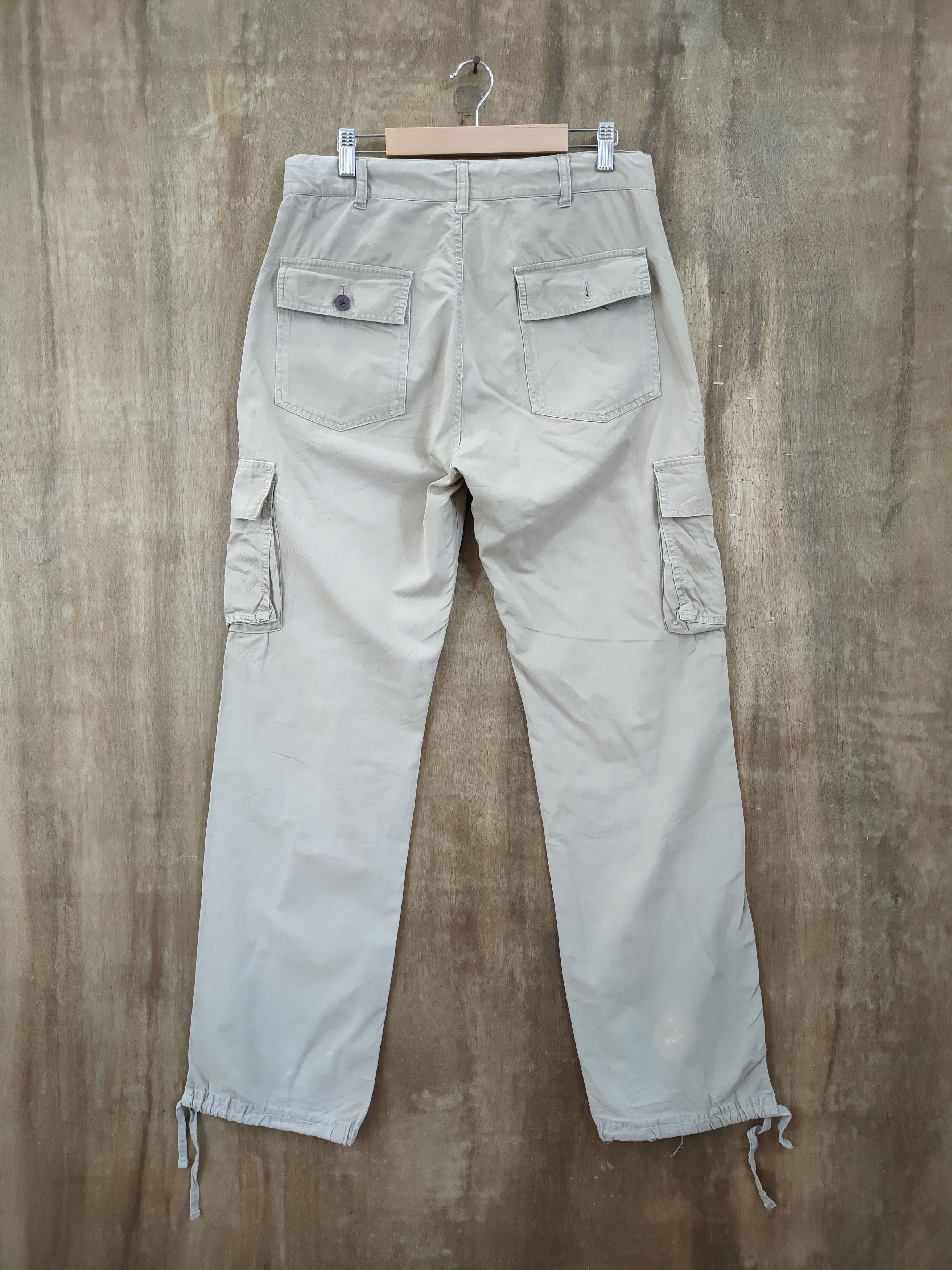 Japanese Brand OLEEG FADED CARGO PANTS Size US 32 / EU 48 - 4 Thumbnail