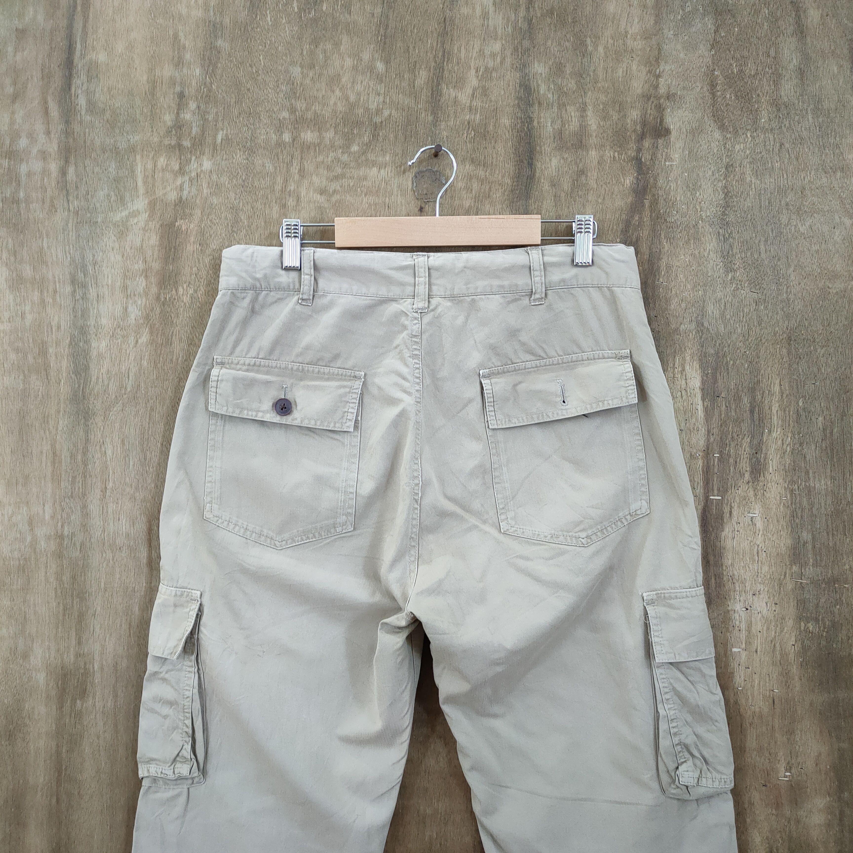 Japanese Brand OLEEG FADED CARGO PANTS Size US 32 / EU 48 - 5 Thumbnail