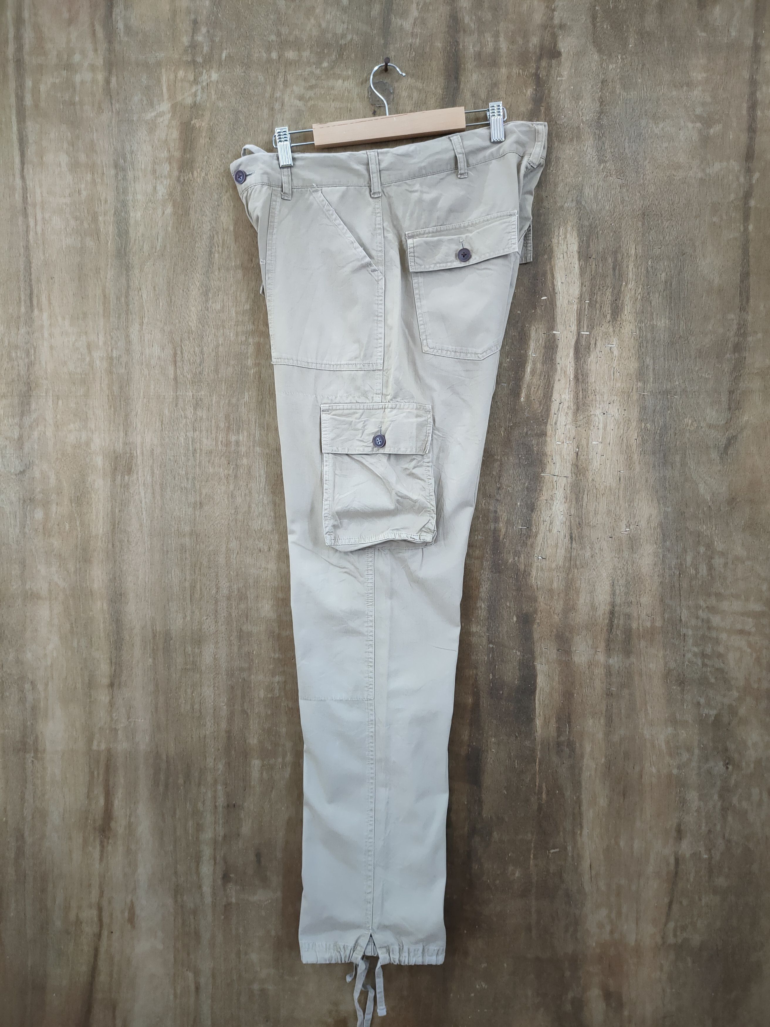 Japanese Brand OLEEG FADED CARGO PANTS Size US 32 / EU 48 - 13 Thumbnail