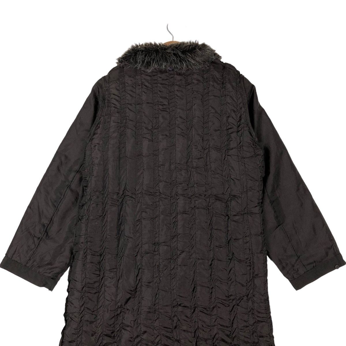 Designer VINTAGE EMILTOH JAPAN LONG JACKET MINK FUR LINING RARE Size M / US 6-8 / IT 42-44 - 8 Thumbnail