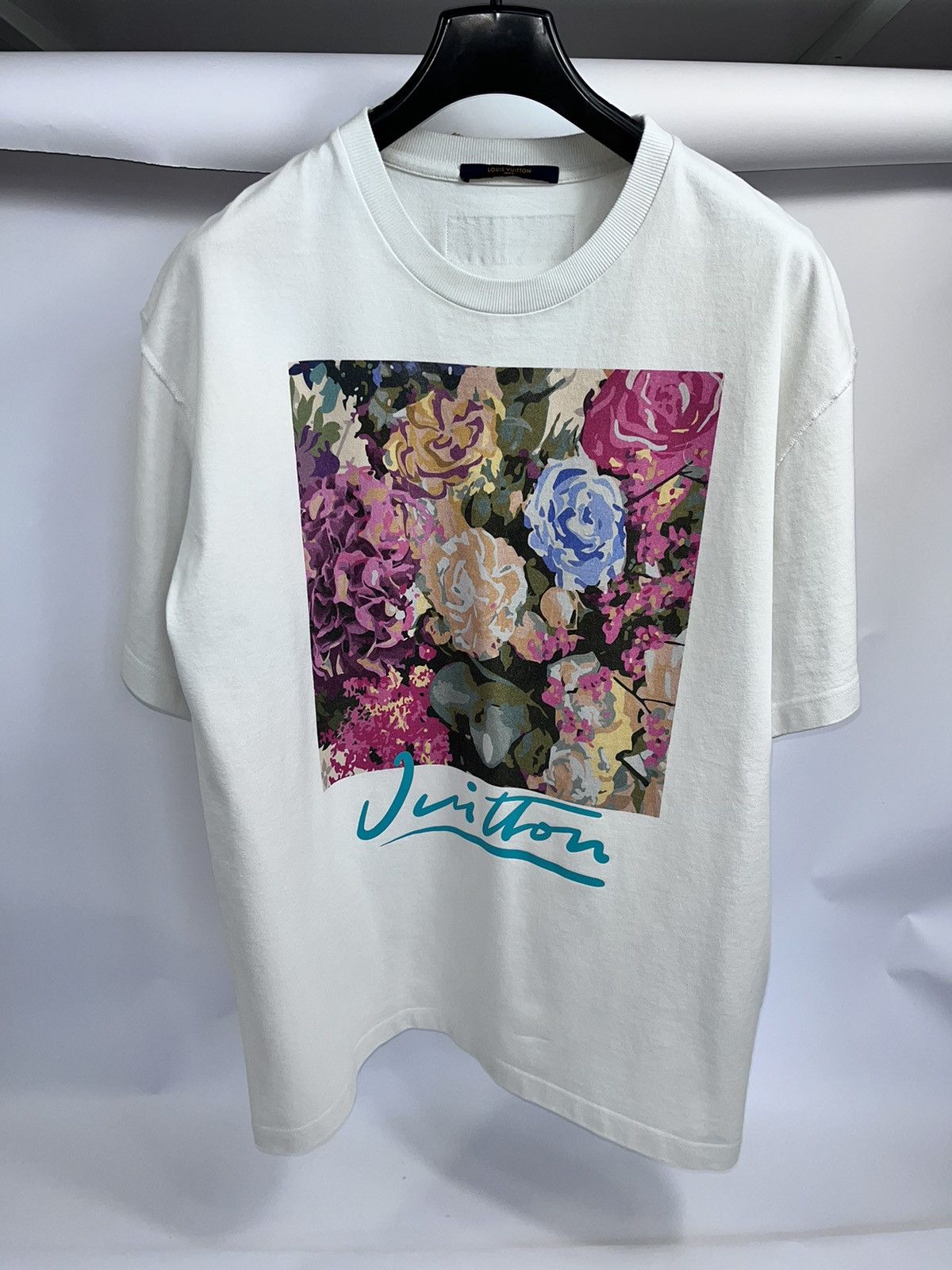 Louis Vuitton VIRGIL ABLOH FLORAL PRINT T-SHIRT Size US XL / EU 56 / 4 - 1 Thumbnail