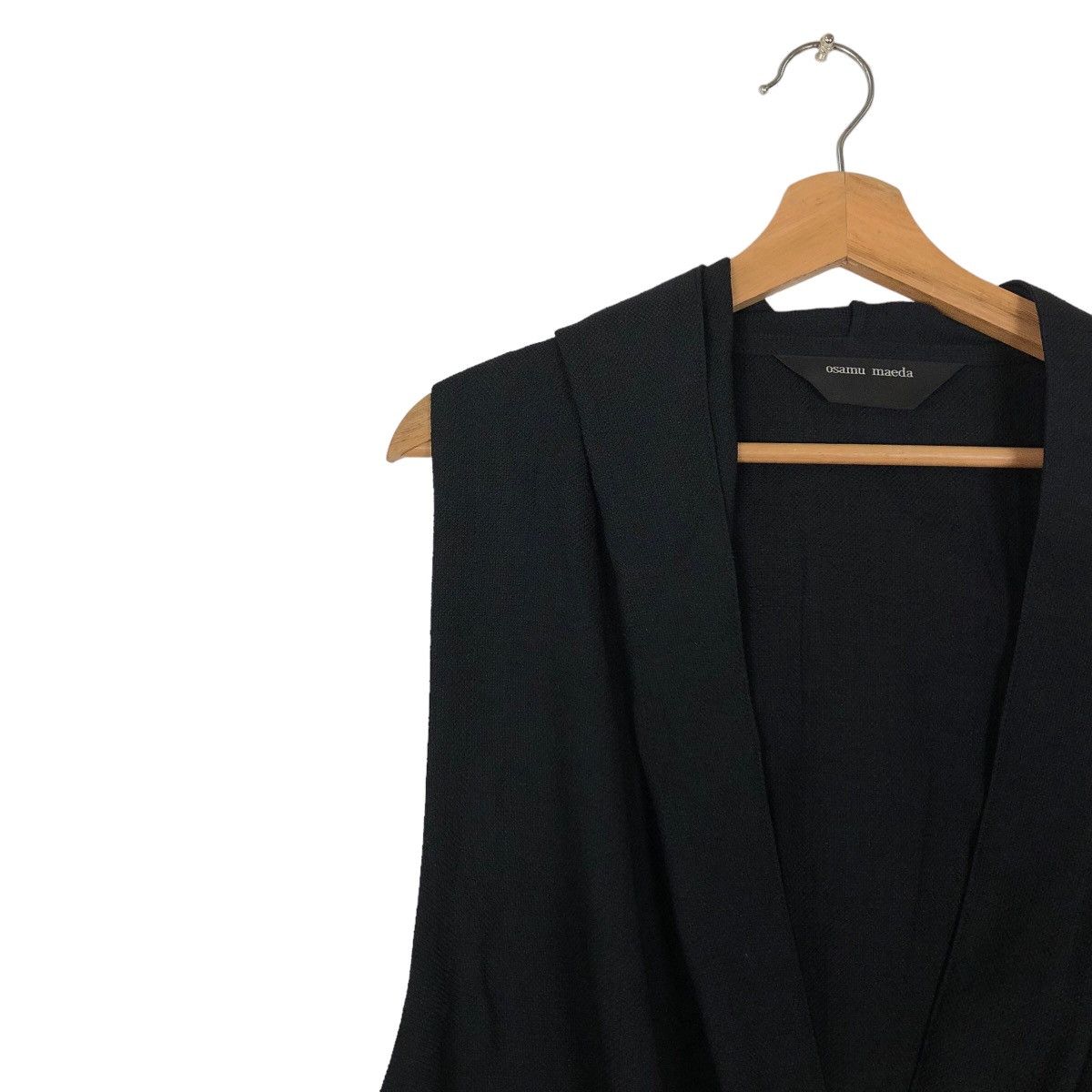 Japanese Brand VEST JACKET OSAMU MAEDA JAPAN INSPIRED YOHJI YAMAMOTO BLACK Size US M / EU 48-50 / 2 - 6 Thumbnail