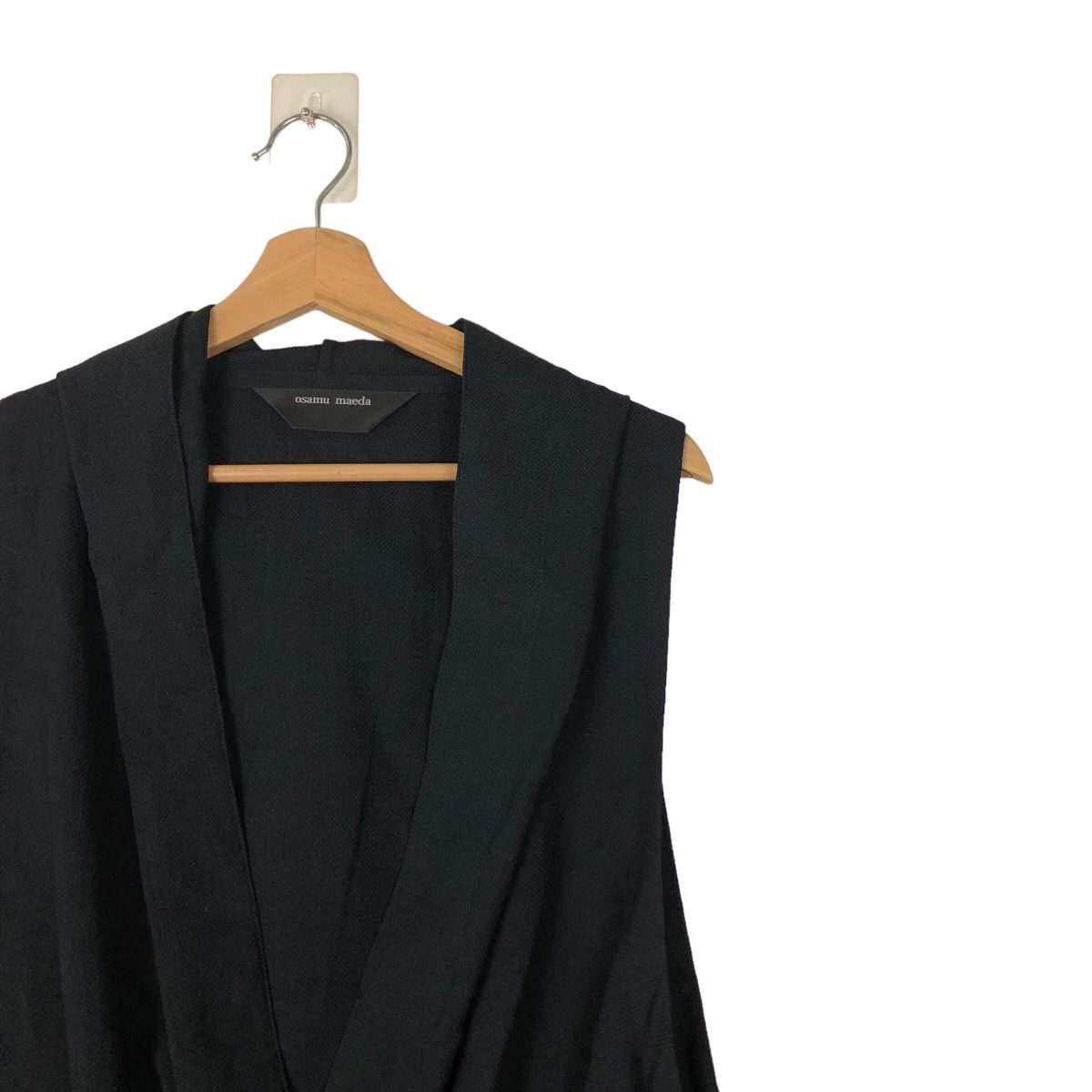 Japanese Brand VEST JACKET OSAMU MAEDA JAPAN INSPIRED YOHJI YAMAMOTO BLACK Size US M / EU 48-50 / 2 - 5 Thumbnail