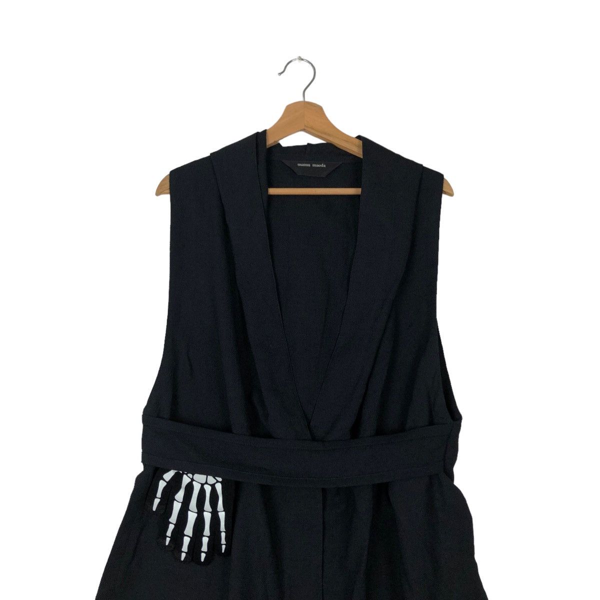 Japanese Brand VEST JACKET OSAMU MAEDA JAPAN INSPIRED YOHJI YAMAMOTO BLACK Size US M / EU 48-50 / 2 - 2 Thumbnail