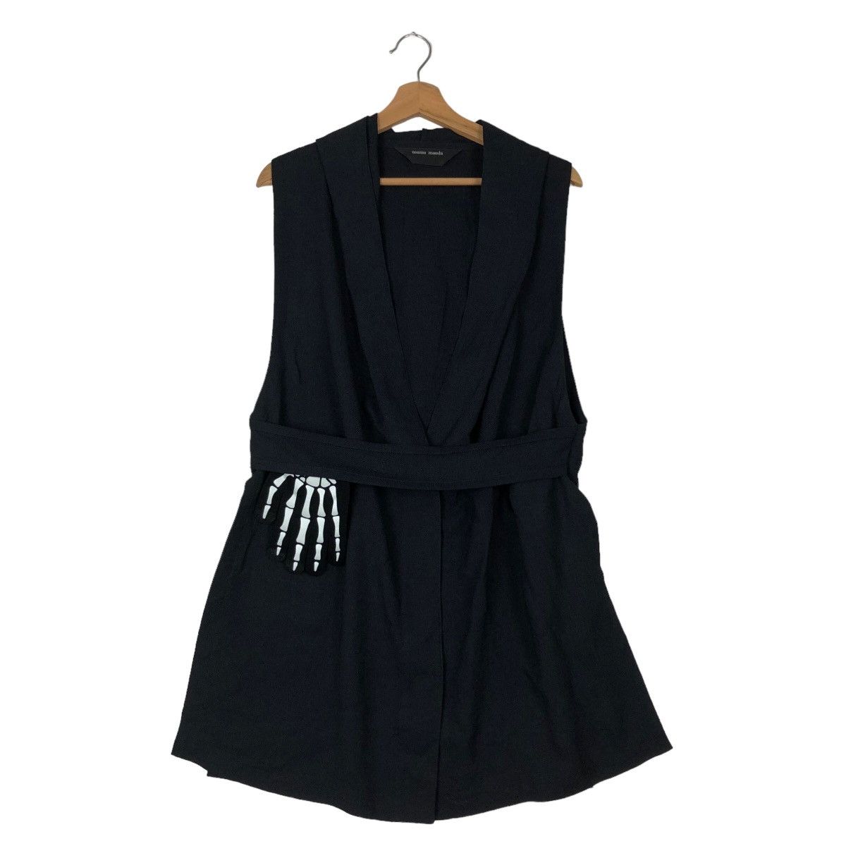 Japanese Brand VEST JACKET OSAMU MAEDA JAPAN INSPIRED YOHJI YAMAMOTO BLACK Size US M / EU 48-50 / 2 - 1 Thumbnail