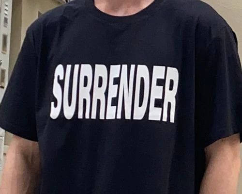 Drain Gang × Japanese Brand × Vintage RARE Surrender aids3d T-Shirt ...