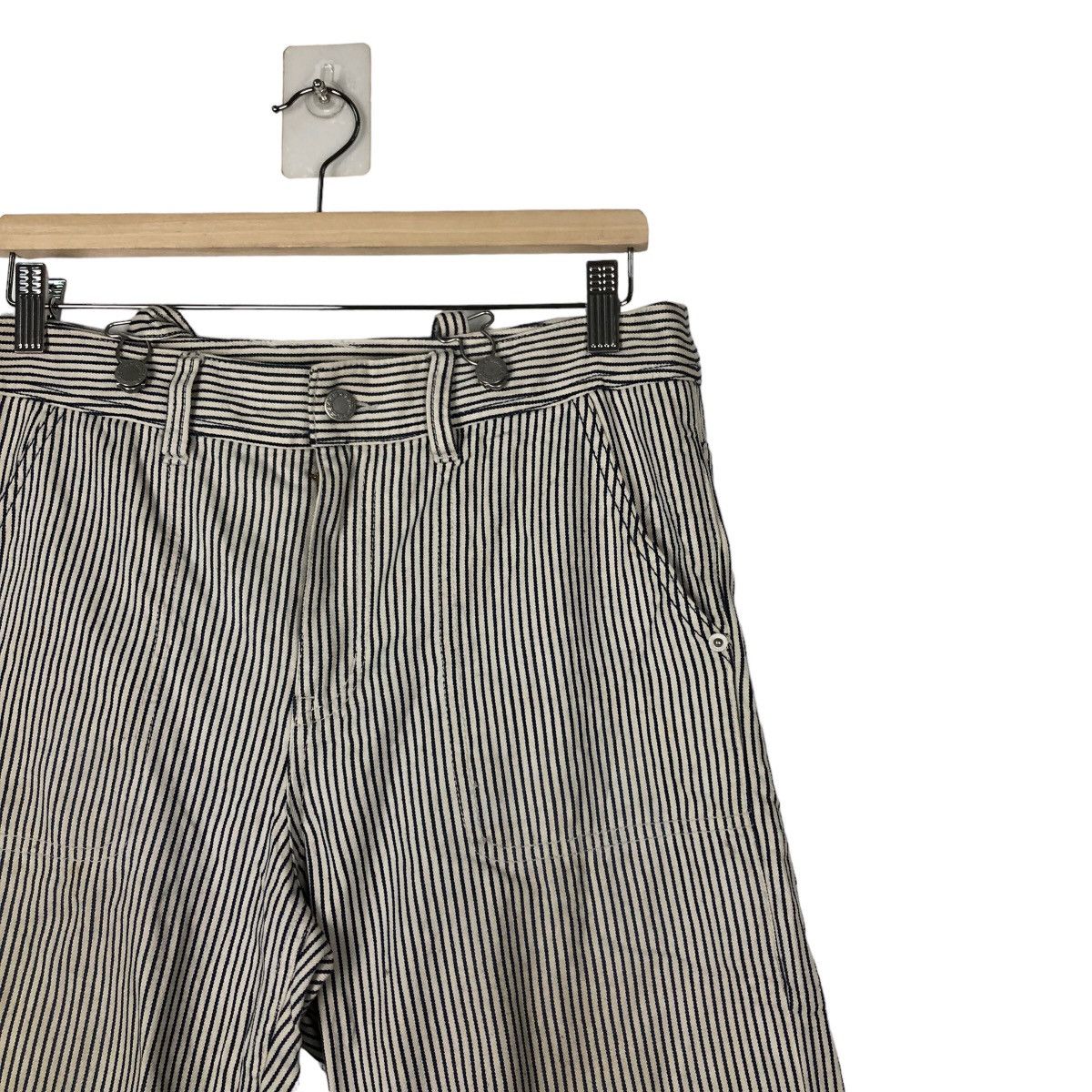 Vintage VINTAGE HIKORY CHORE WORK PANTS WG WORK ISSEY MIYAKE DESIGN Size US 32 / EU 48 - 3 Thumbnail