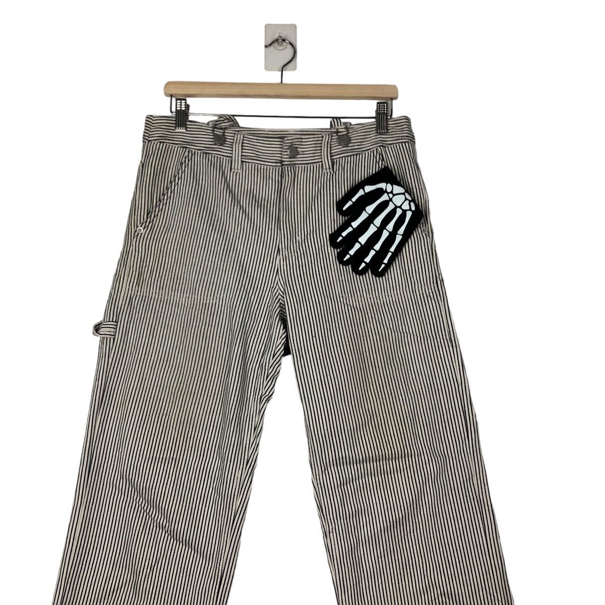 Vintage VINTAGE HIKORY CHORE WORK PANTS WG WORK ISSEY MIYAKE DESIGN Size US 32 / EU 48 - 2 Thumbnail