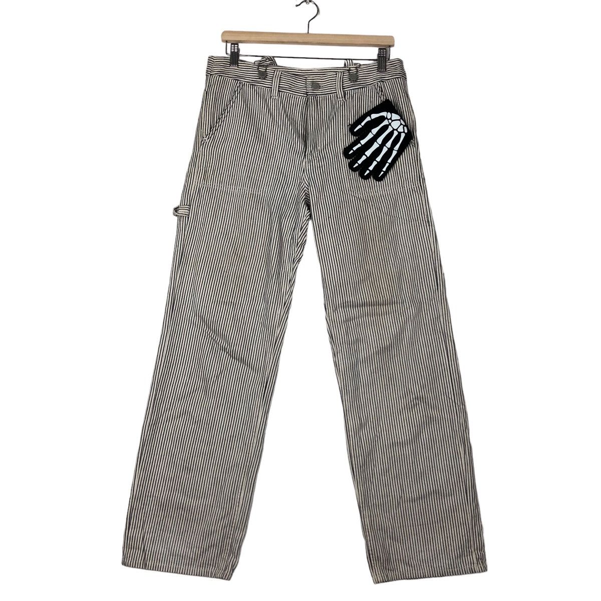Vintage VINTAGE HIKORY CHORE WORK PANTS WG WORK ISSEY MIYAKE DESIGN Size US 32 / EU 48 - 1 Thumbnail