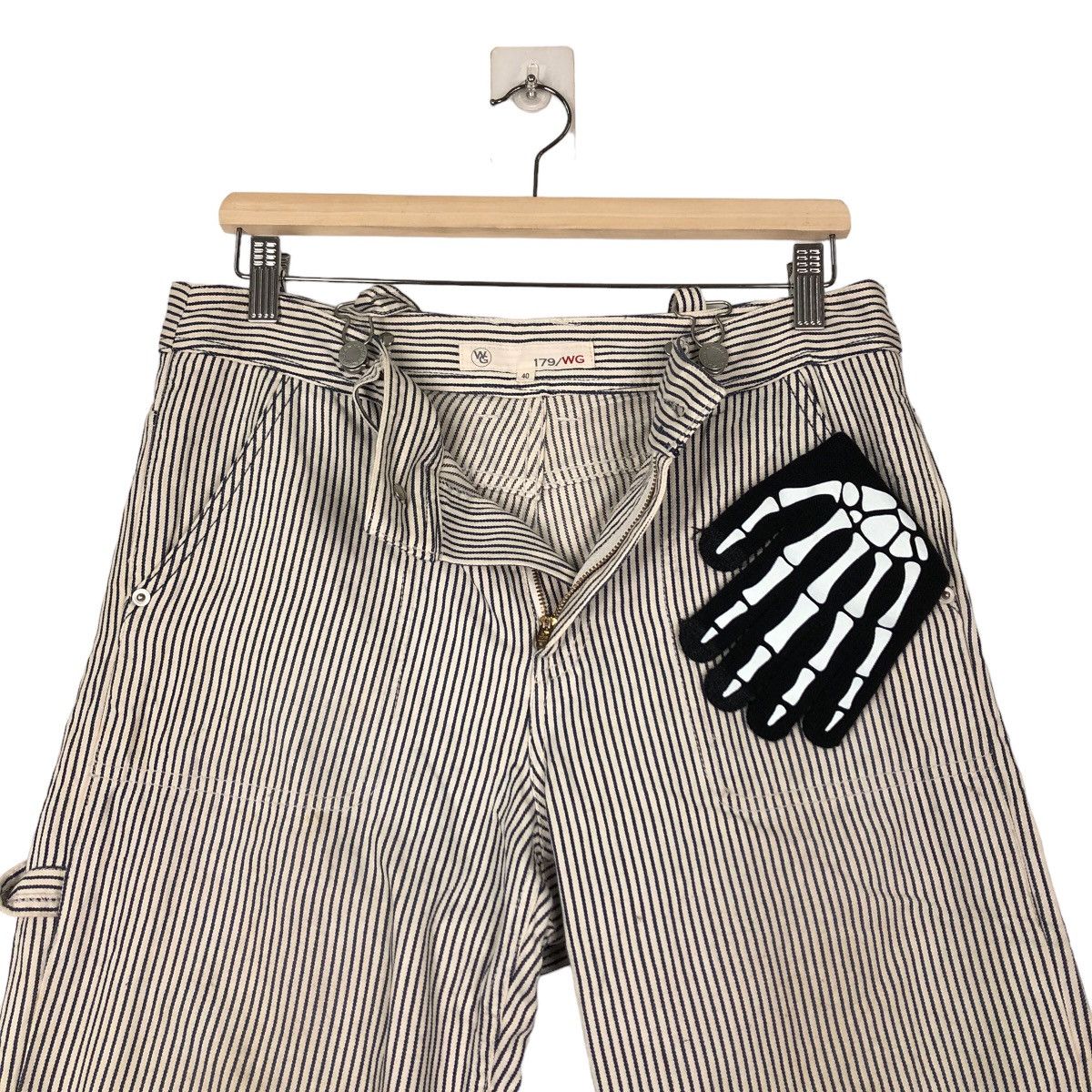 Vintage VINTAGE HIKORY CHORE WORK PANTS WG WORK ISSEY MIYAKE DESIGN Size US 32 / EU 48 - 9 Thumbnail
