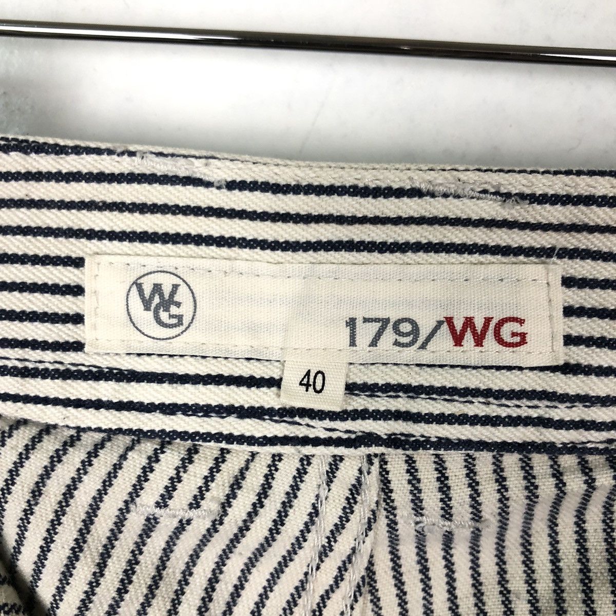 Vintage VINTAGE HIKORY CHORE WORK PANTS WG WORK ISSEY MIYAKE DESIGN Size US 32 / EU 48 - 10 Thumbnail