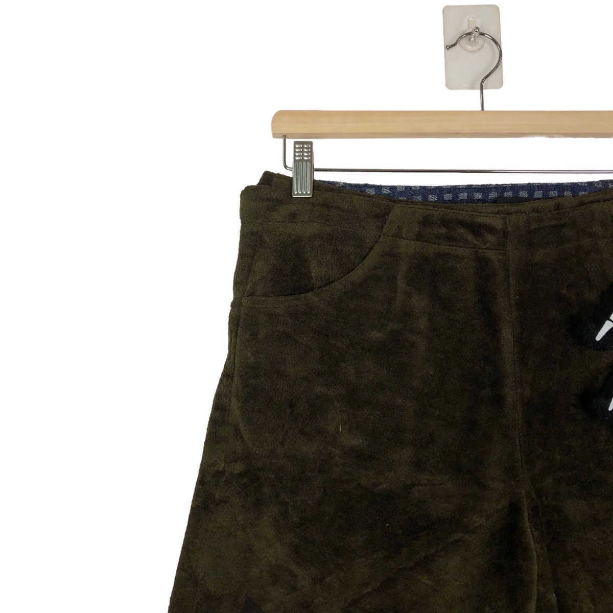 Japanese Brand VINTAGE YOKANG SHORT PANTS VELVET HYSTERIC GLAMOUR DESIGN Size US 30 / EU 46 - 6 Thumbnail