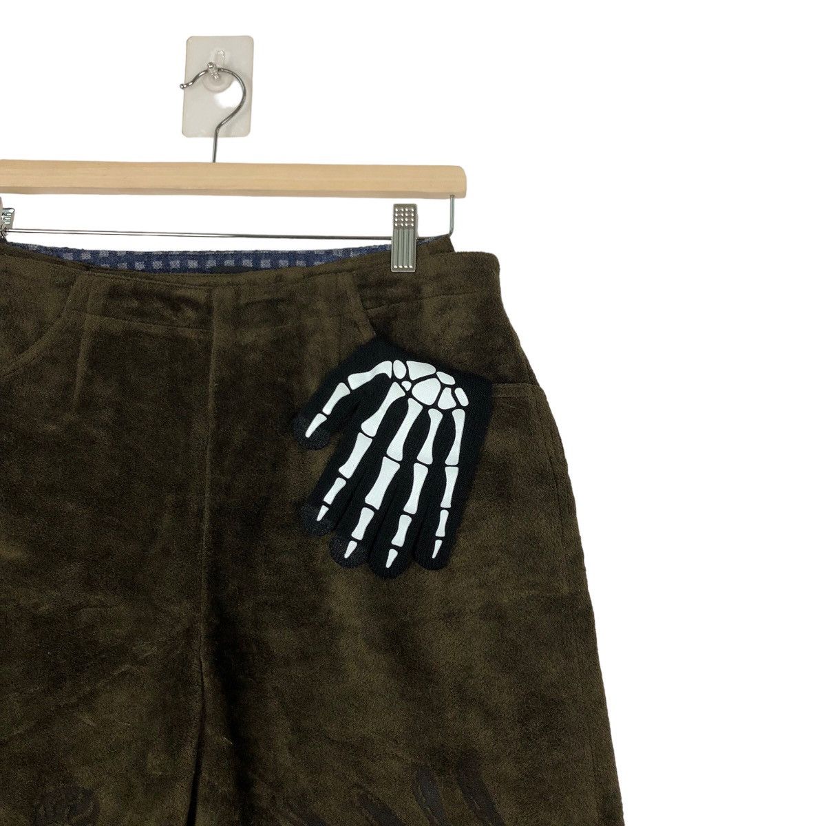 Japanese Brand VINTAGE YOKANG SHORT PANTS VELVET HYSTERIC GLAMOUR DESIGN Size US 30 / EU 46 - 5 Thumbnail