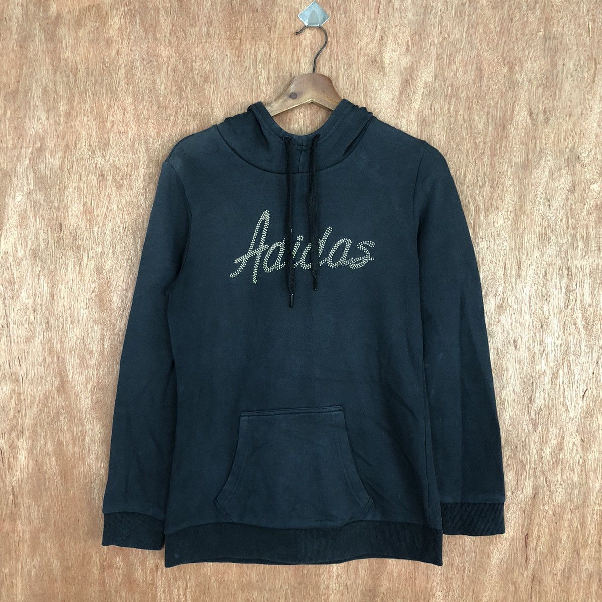Adidas DL Adidas Black Hoodies sweatshirt #1969 Size M / US 6-8 / IT 42-44 - 1 Thumbnail