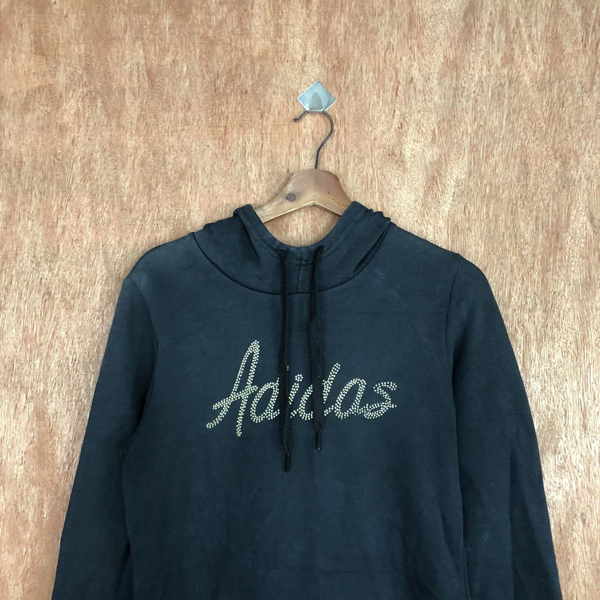 Adidas DL Adidas Black Hoodies sweatshirt #1969 Size M / US 6-8 / IT 42-44 - 9 Thumbnail