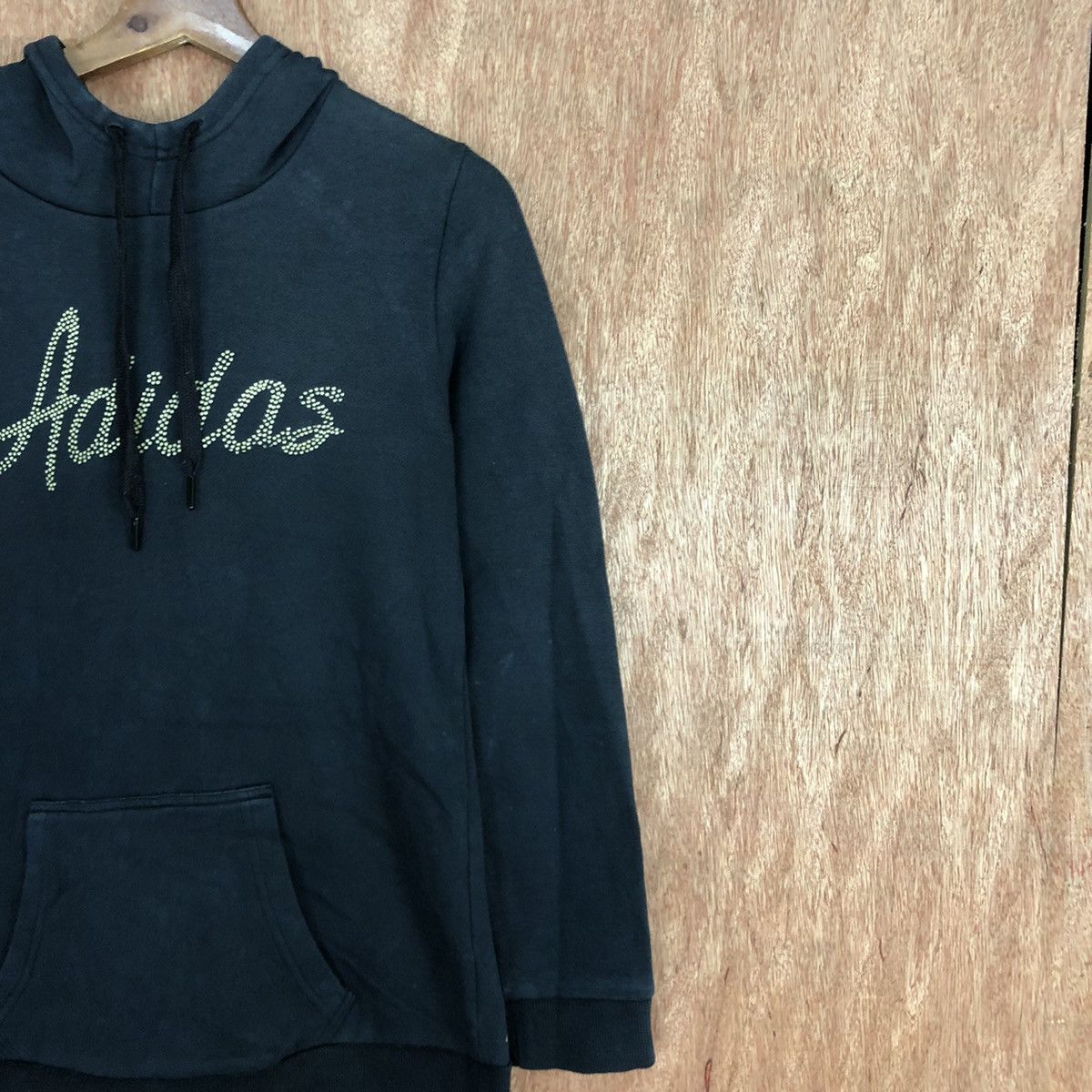 Adidas DL Adidas Black Hoodies sweatshirt #1969 Size M / US 6-8 / IT 42-44 - 5 Thumbnail