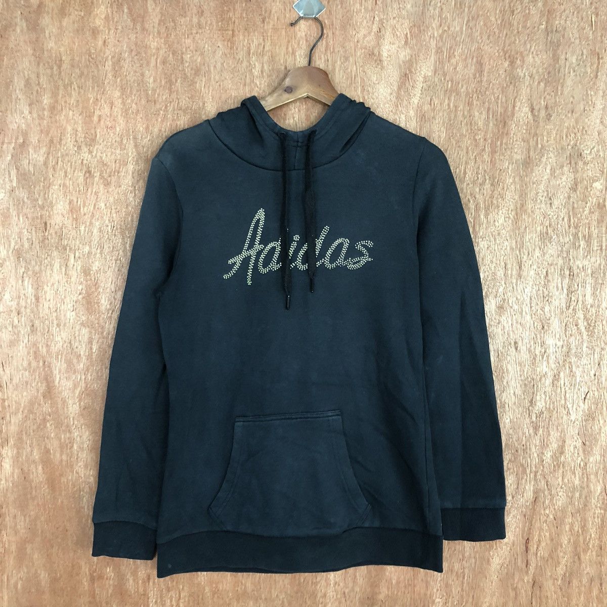 Adidas DL Adidas Black Hoodies sweatshirt #1969 Size M / US 6-8 / IT 42-44 - 3 Thumbnail
