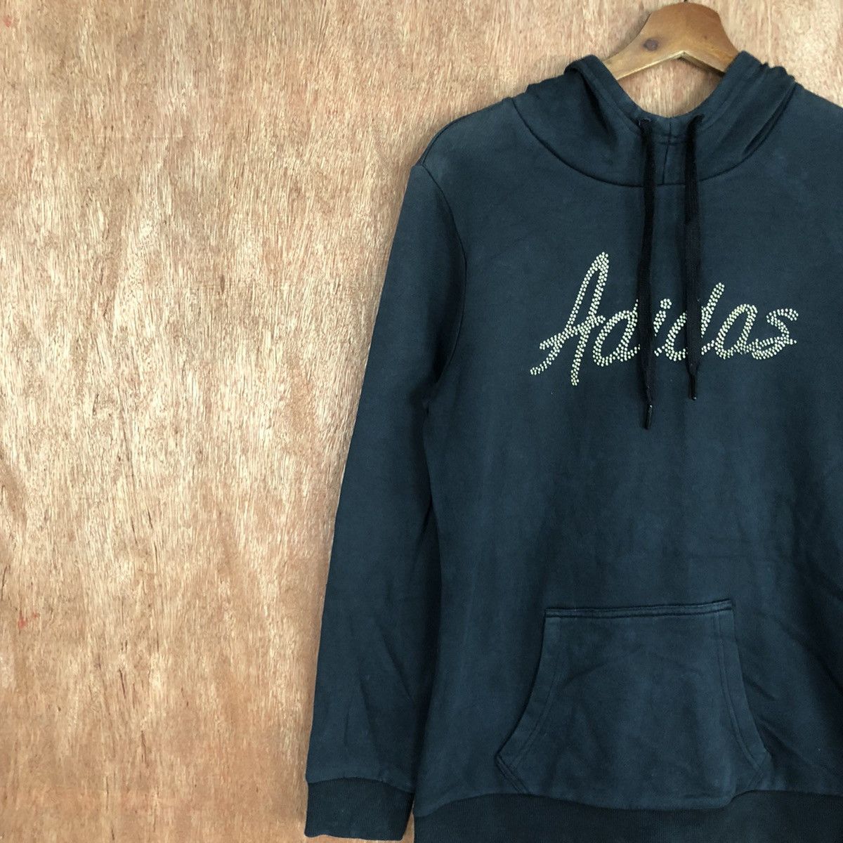 Adidas DL Adidas Black Hoodies sweatshirt #1969 Size M / US 6-8 / IT 42-44 - 7 Thumbnail