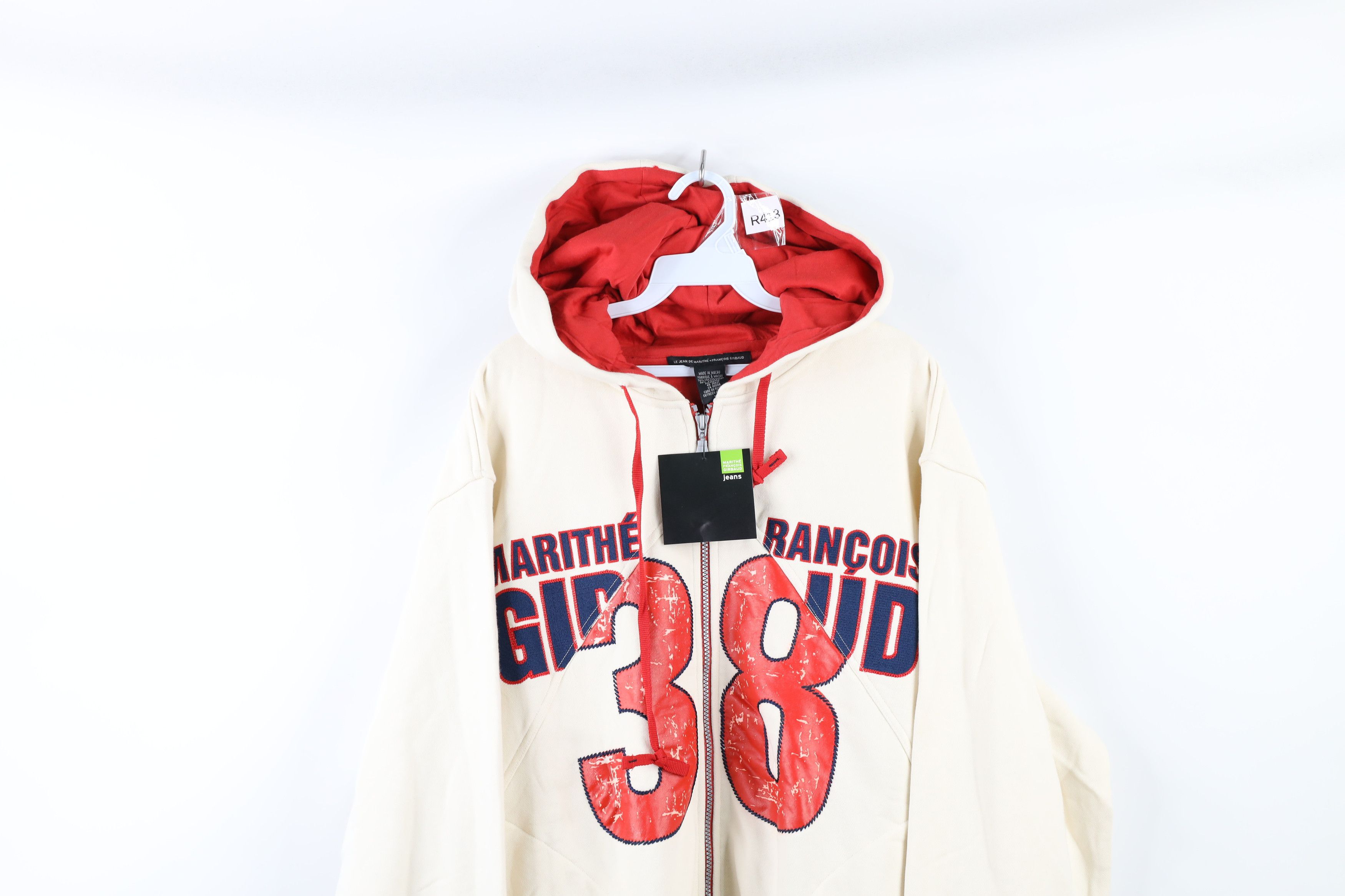 Marithe + Francois Girbaud × Vintage NOS Vintage 90s Marithe Francois Girbaud Full Zip Hoodie Size US XL / EU 56 / 4 - 2 Thumbnail