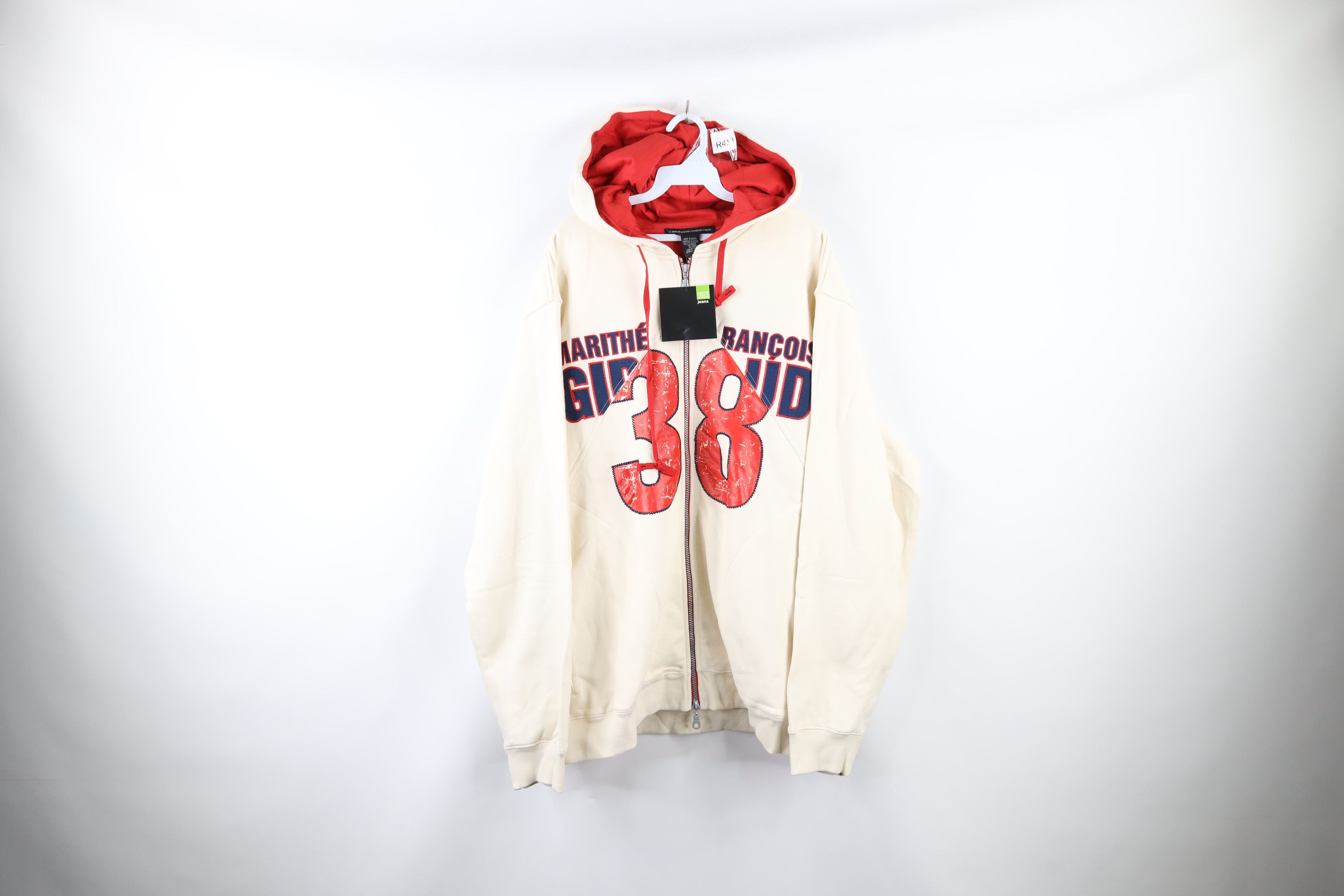 Marithe + Francois Girbaud × Vintage NOS Vintage 90s Marithe Francois Girbaud Full Zip Hoodie Size US XL / EU 56 / 4 - 1 Thumbnail