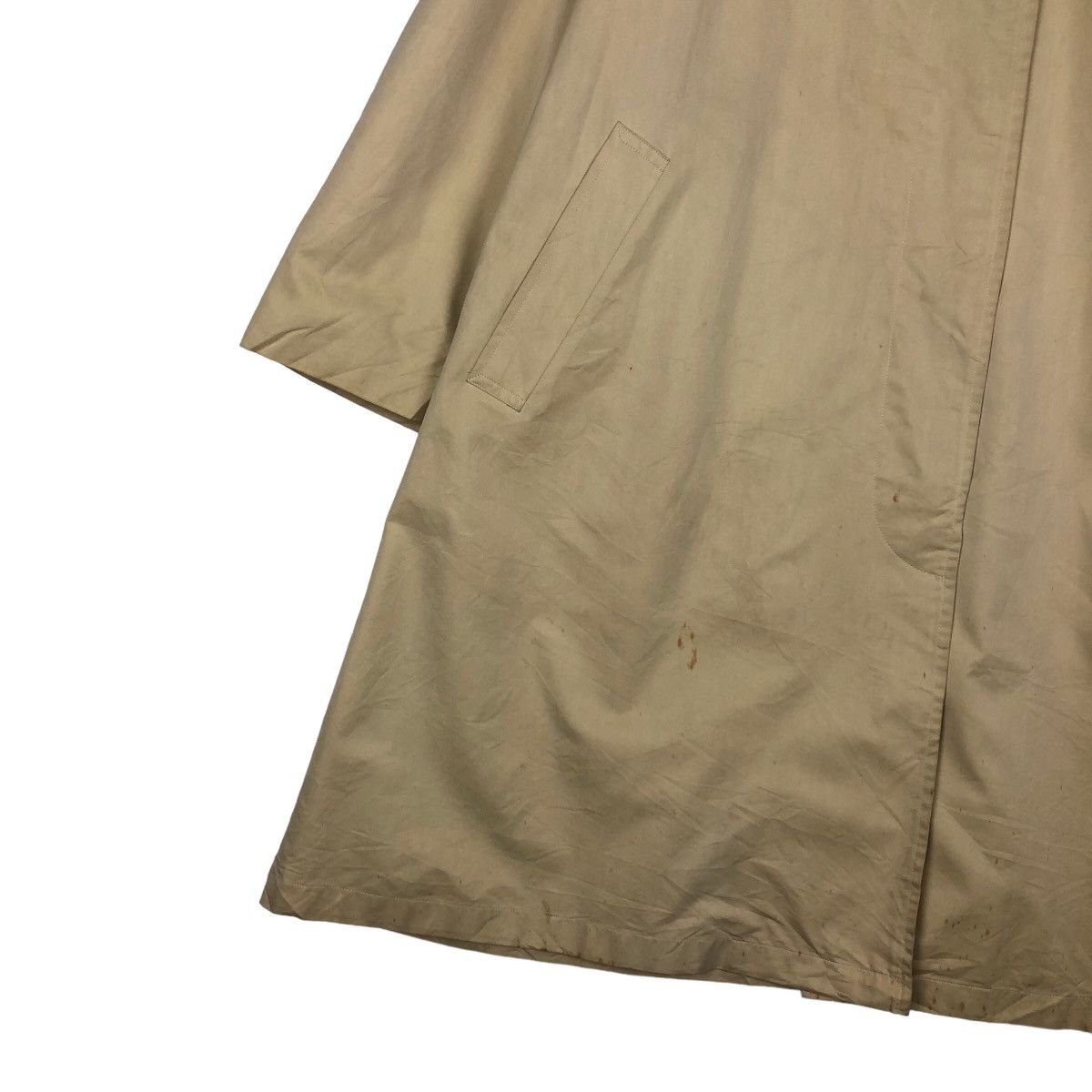 Burberry VINTAGE LONG TRENCH COAT BURBERRYS NOVA CHECK LINING Size US M / EU 48-50 / 2 - 3 Thumbnail
