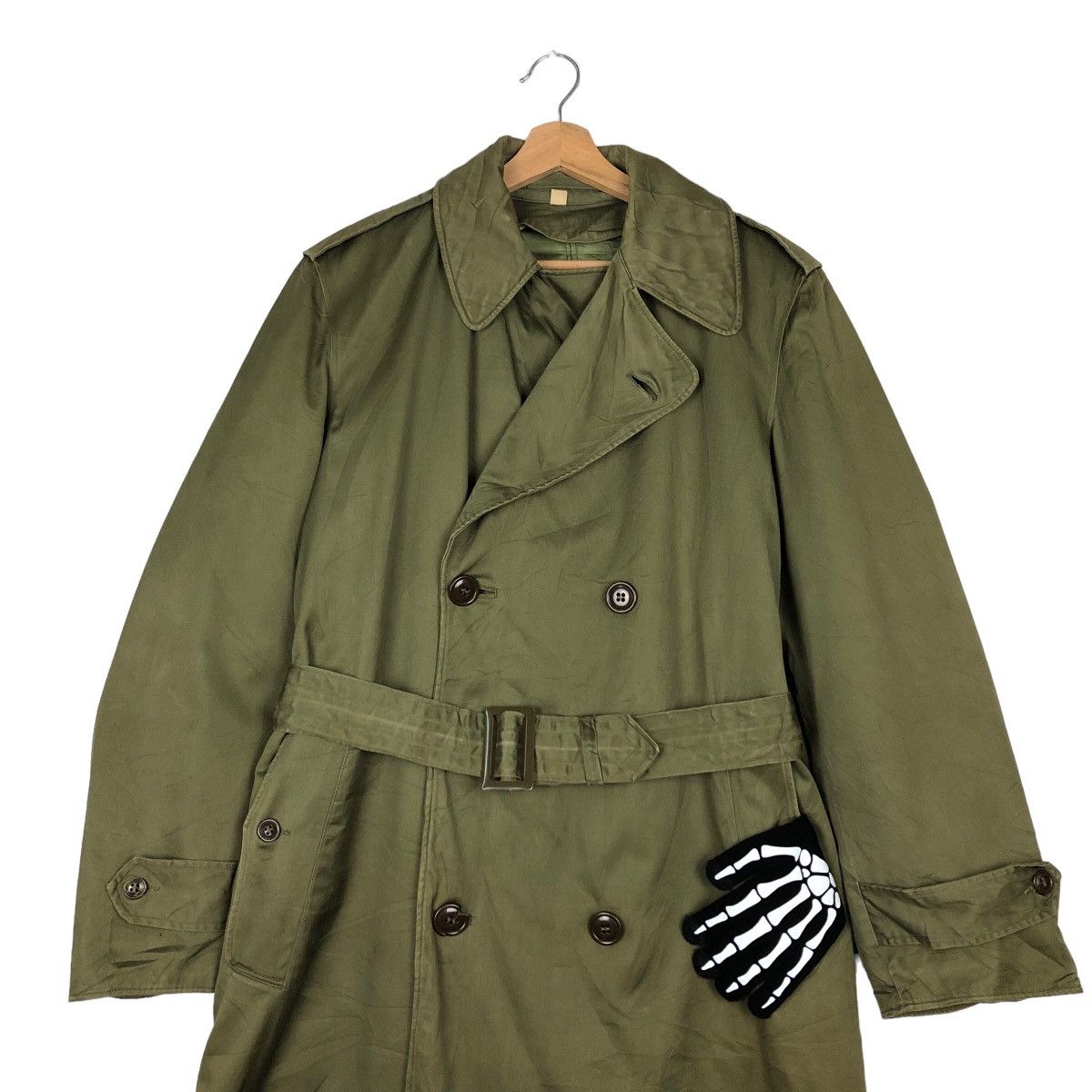 Japanese Brand TRUE VINTAGE 40’s LONG JACKET BONDAGE DESIGN MILITARY US Size US S / EU 44-46 / 1 - 2 Thumbnail