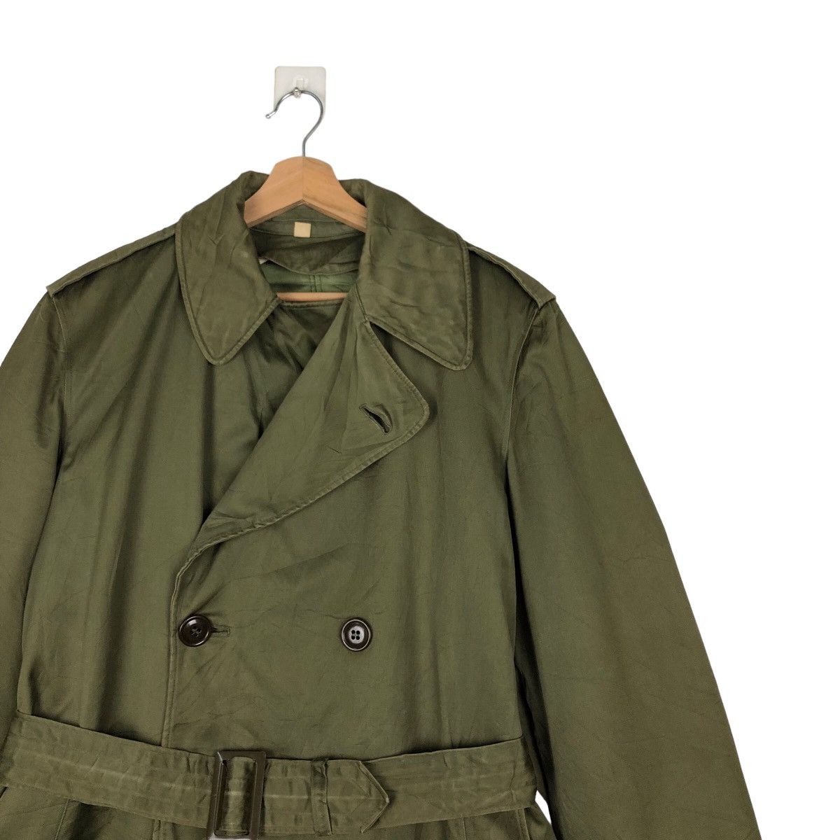 Japanese Brand TRUE VINTAGE 40’s LONG JACKET BONDAGE DESIGN MILITARY US Size US S / EU 44-46 / 1 - 6 Thumbnail
