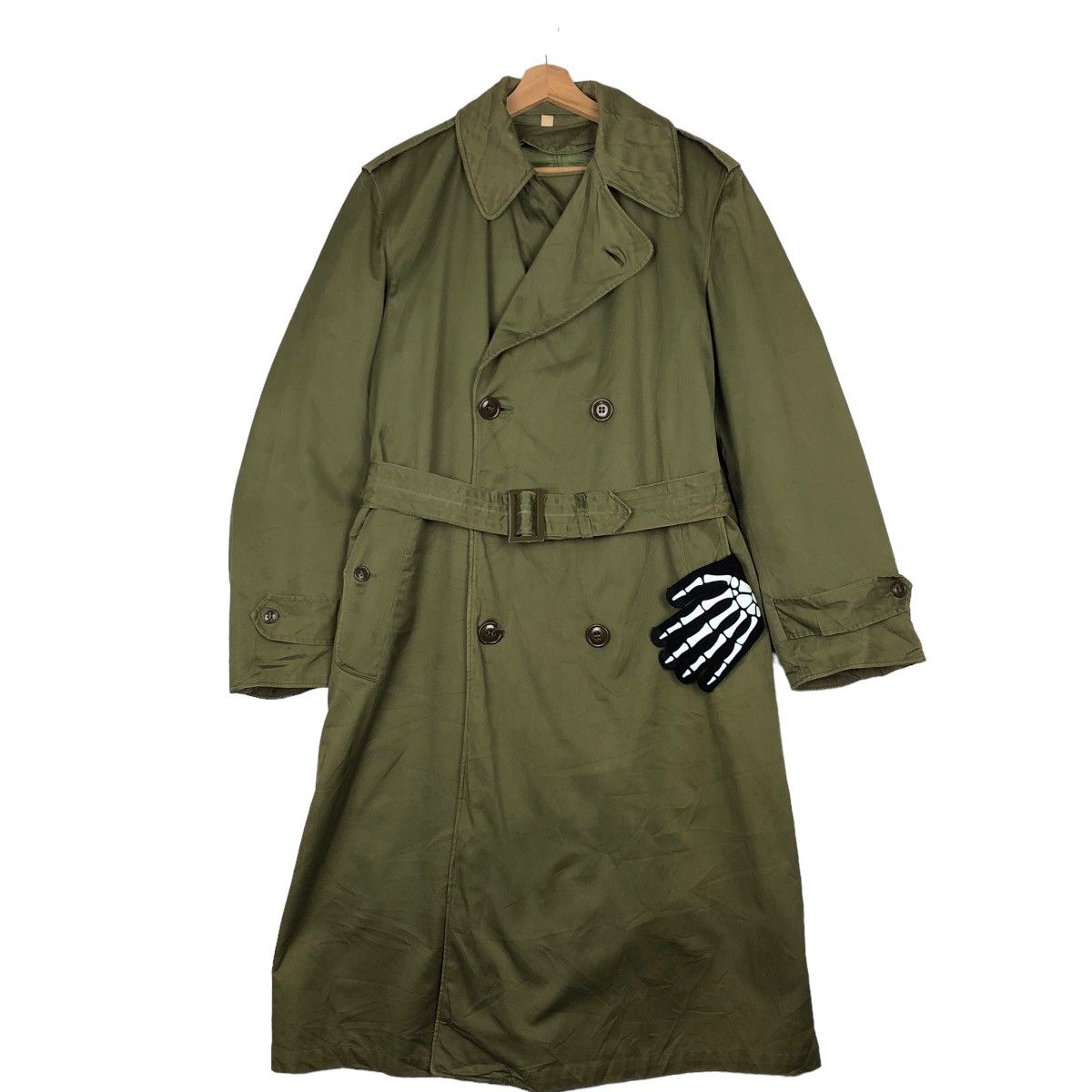 Japanese Brand TRUE VINTAGE 40’s LONG JACKET BONDAGE DESIGN MILITARY US Size US S / EU 44-46 / 1 - 1 Thumbnail