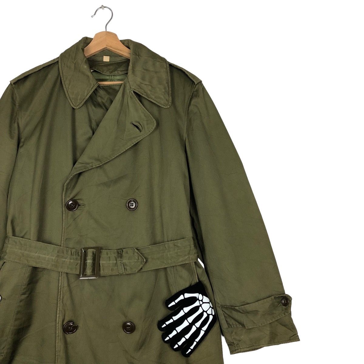 Japanese Brand TRUE VINTAGE 40’s LONG JACKET BONDAGE DESIGN MILITARY US Size US S / EU 44-46 / 1 - 5 Thumbnail