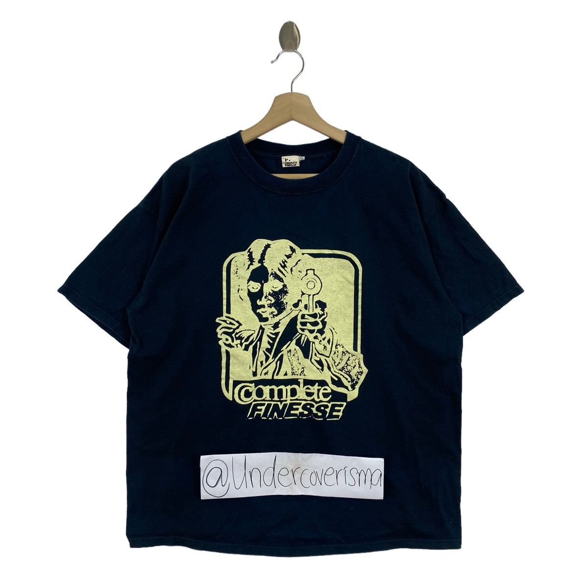 image of Complete Finesse Man With Gun Print Black, Men's (Size XL)