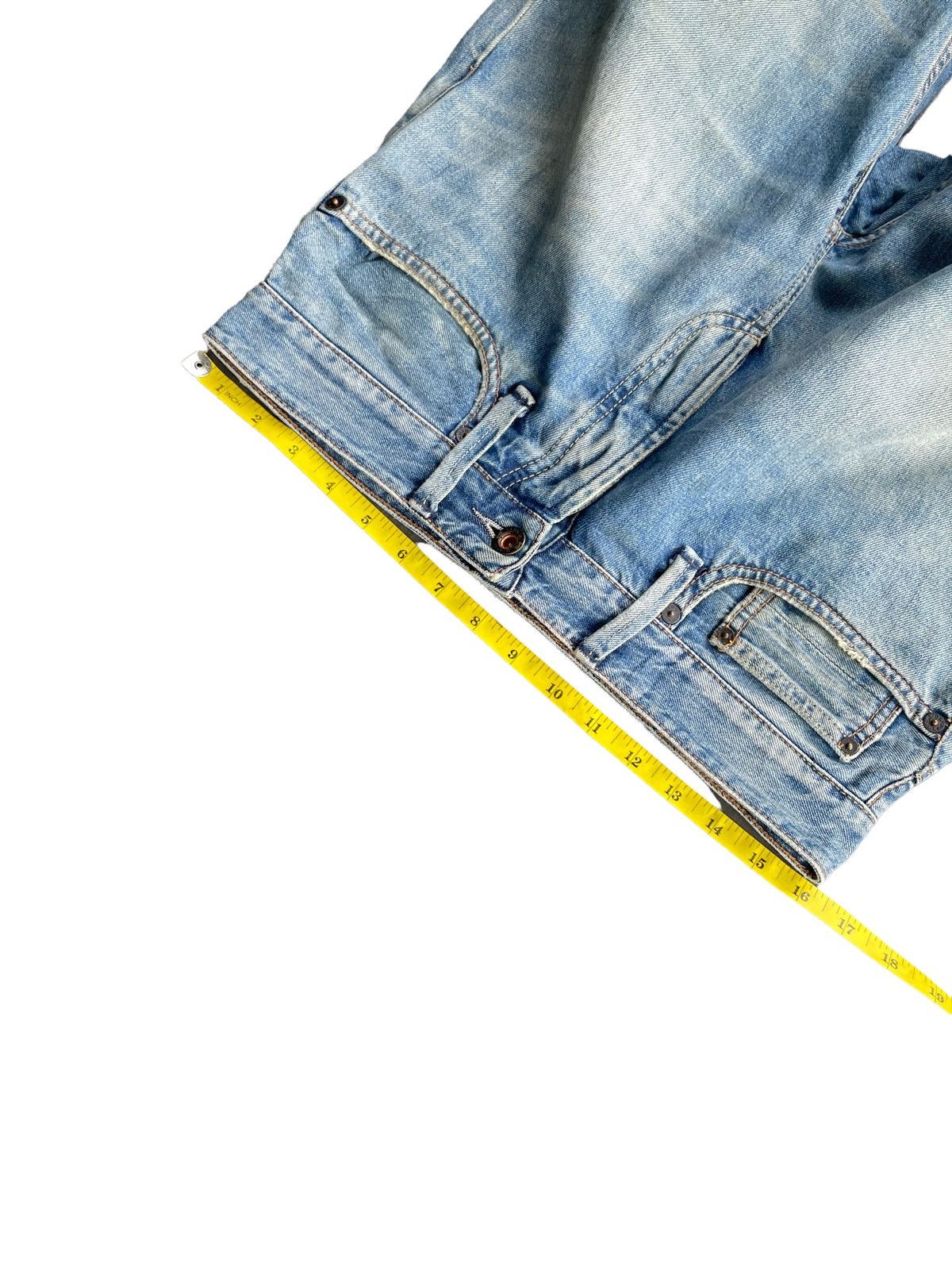 Hem Distressing Jeans With Razor New, Made In Japan】DENHAM RAZOR