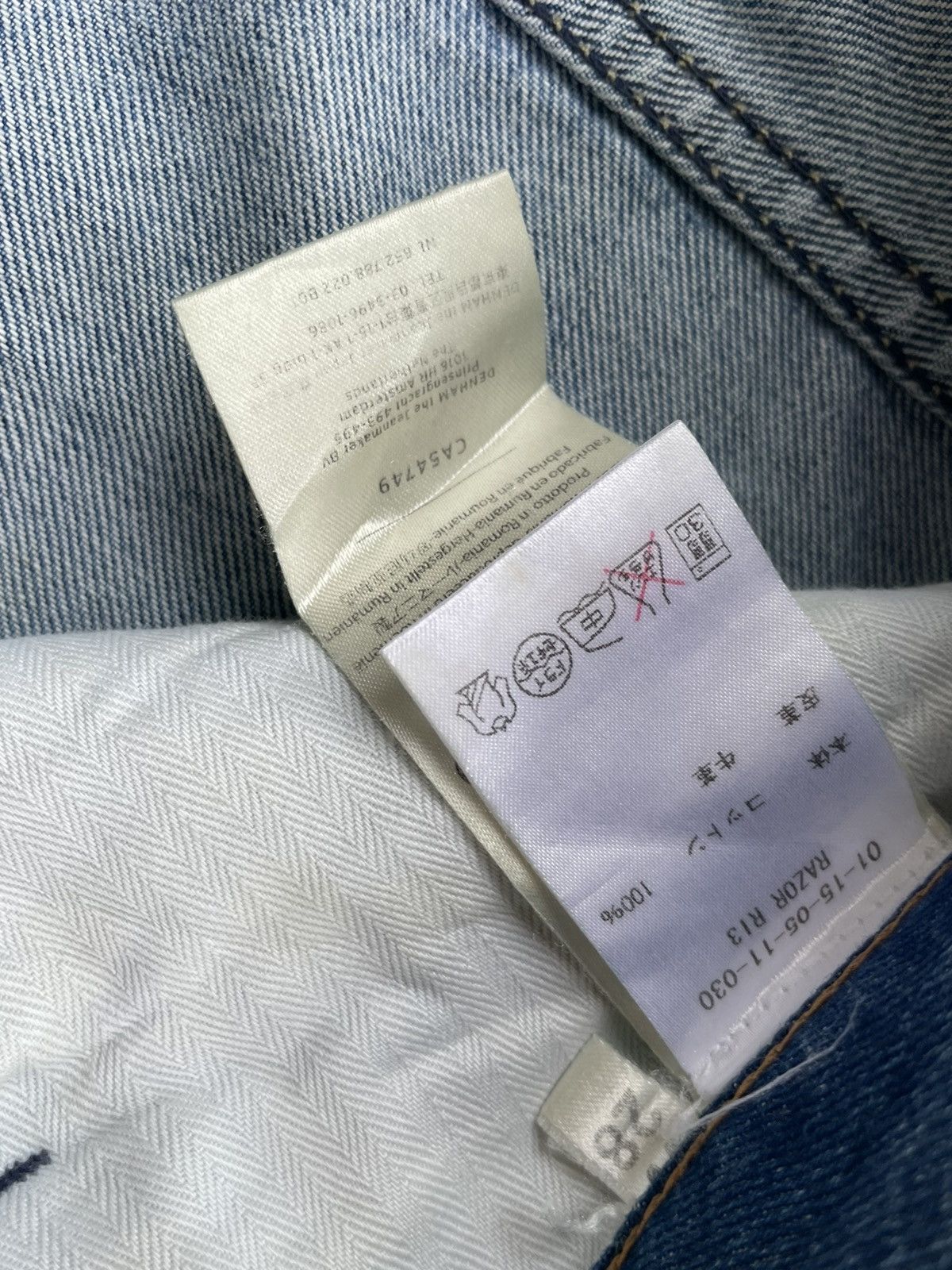 DENHAM × If Six Was Nine × Le Grande Bleu (L.G.B.) Denham Razor Slim Fit Denim Size US 32 / EU 48 - 17 Thumbnail