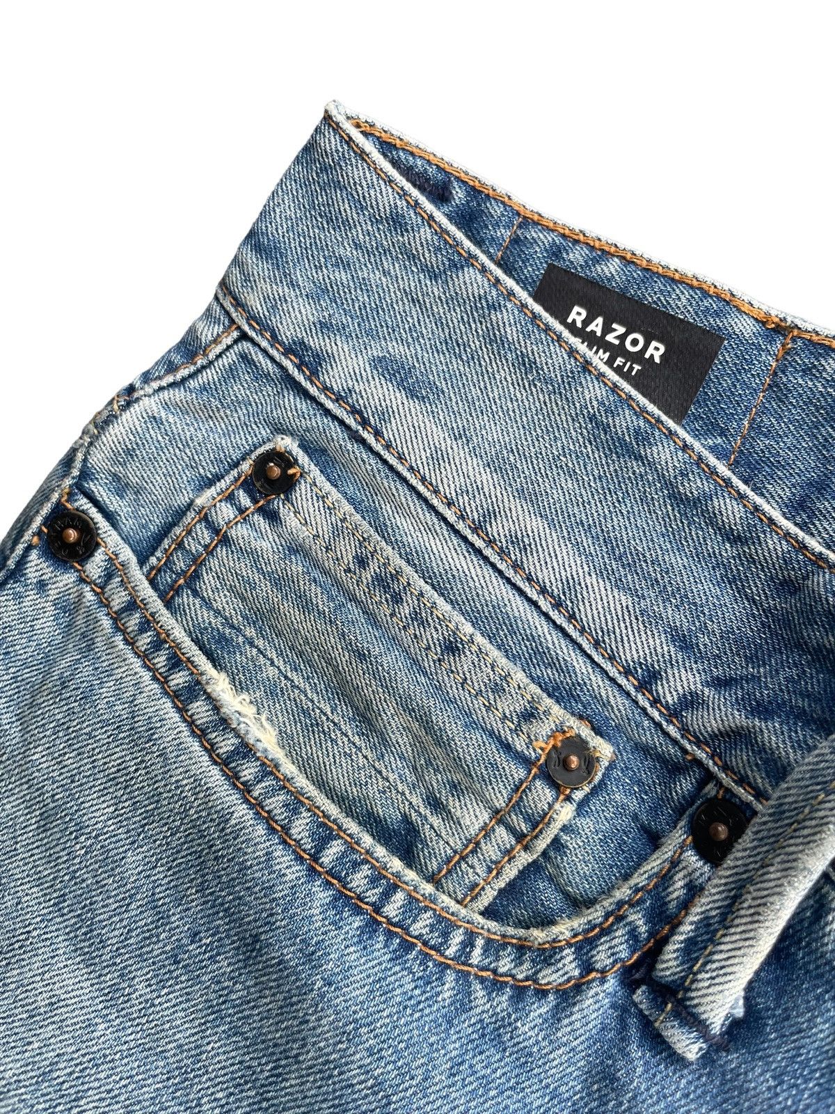 DENHAM × If Six Was Nine × Le Grande Bleu (L.G.B.) Denham Razor Slim Fit Denim Size US 32 / EU 48 - 7 Thumbnail